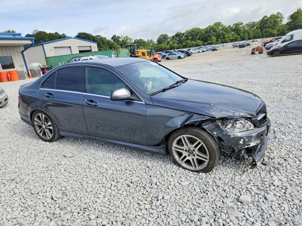 2008 Mercedes-benz C 350 Gray vin: WDDGF56X88F124501