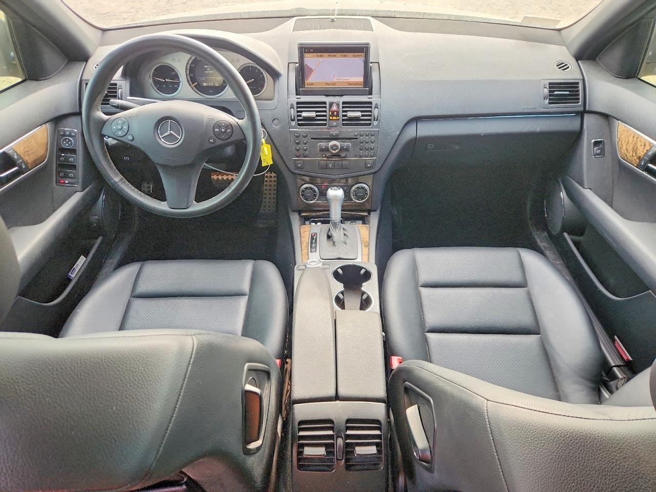 2008 Mercedes-benz C 350 Black vin: WDDGF56X88F172788