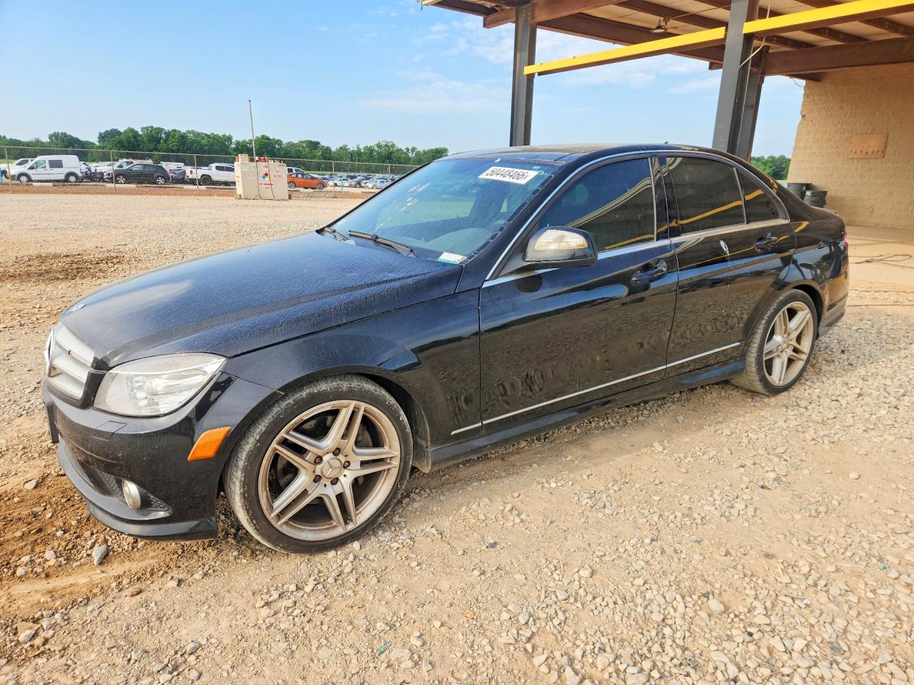 2008 Mercedes-benz C 350 Black vin: WDDGF56X88F172788