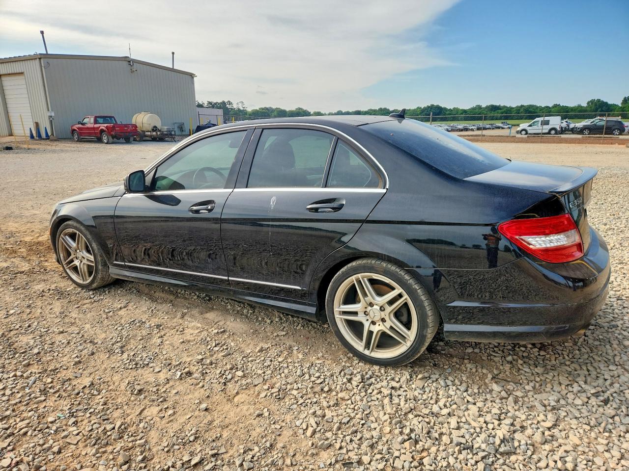 2008 Mercedes-benz C 350 Black vin: WDDGF56X88F172788