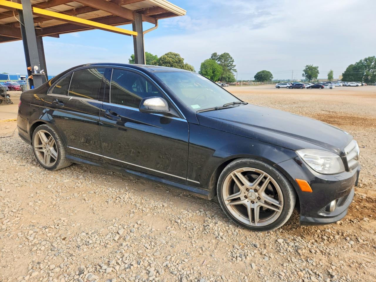 2008 Mercedes-benz C 350 Black vin: WDDGF56X88F172788