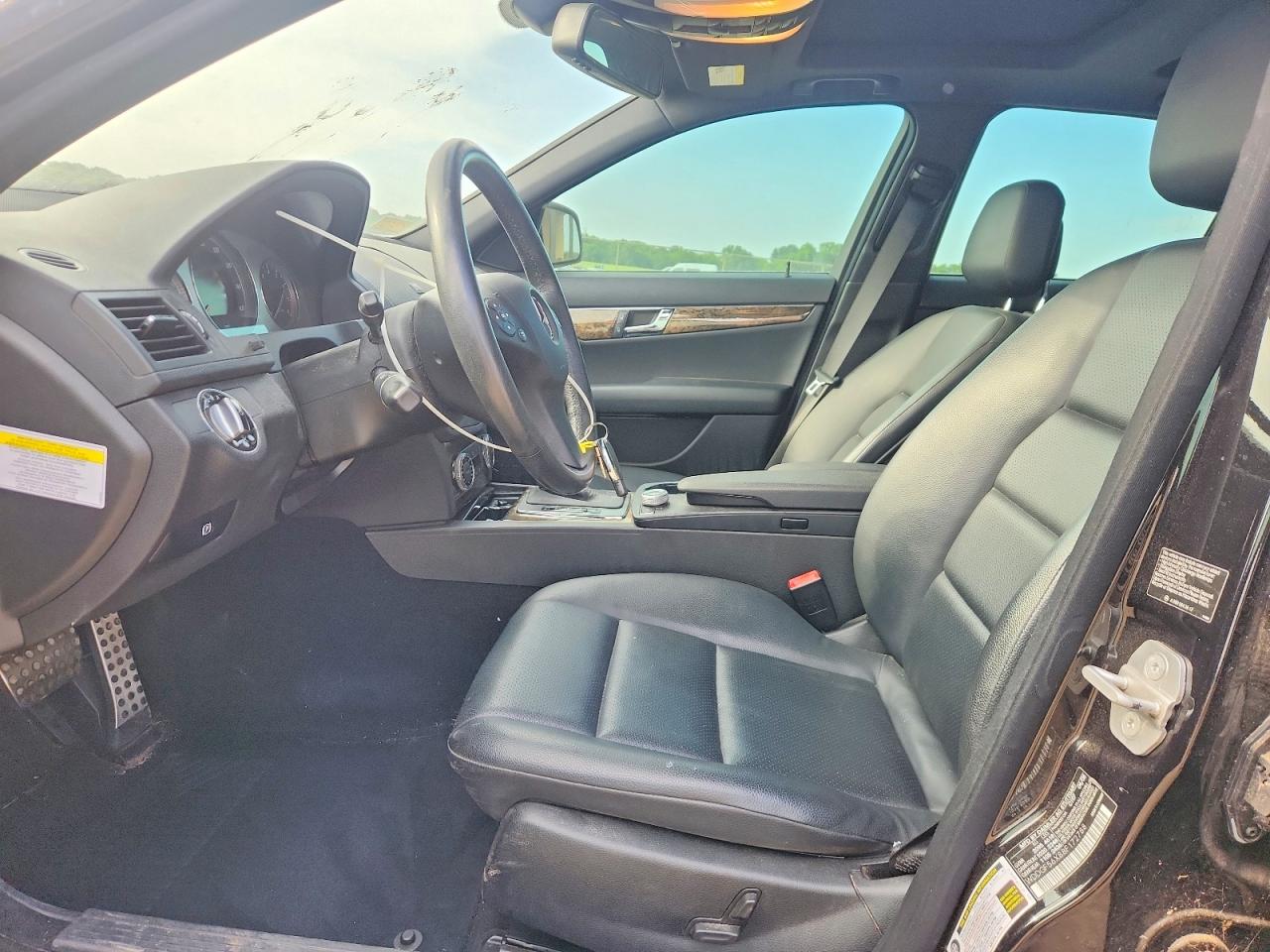 2008 Mercedes-benz C 350 Black vin: WDDGF56X88F172788