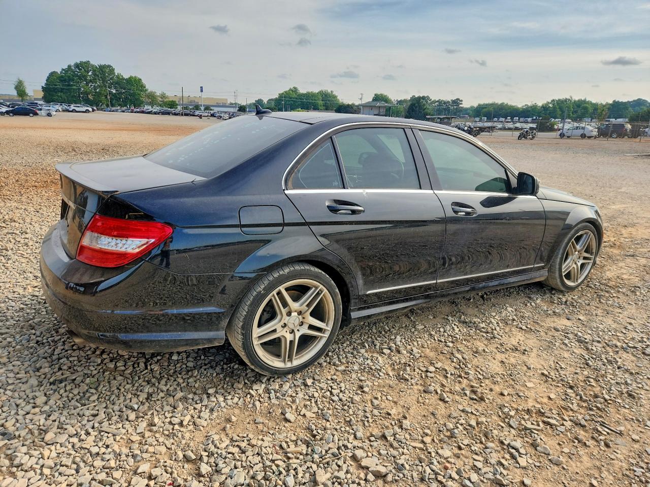 2008 Mercedes-benz C 350 Black vin: WDDGF56X88F172788