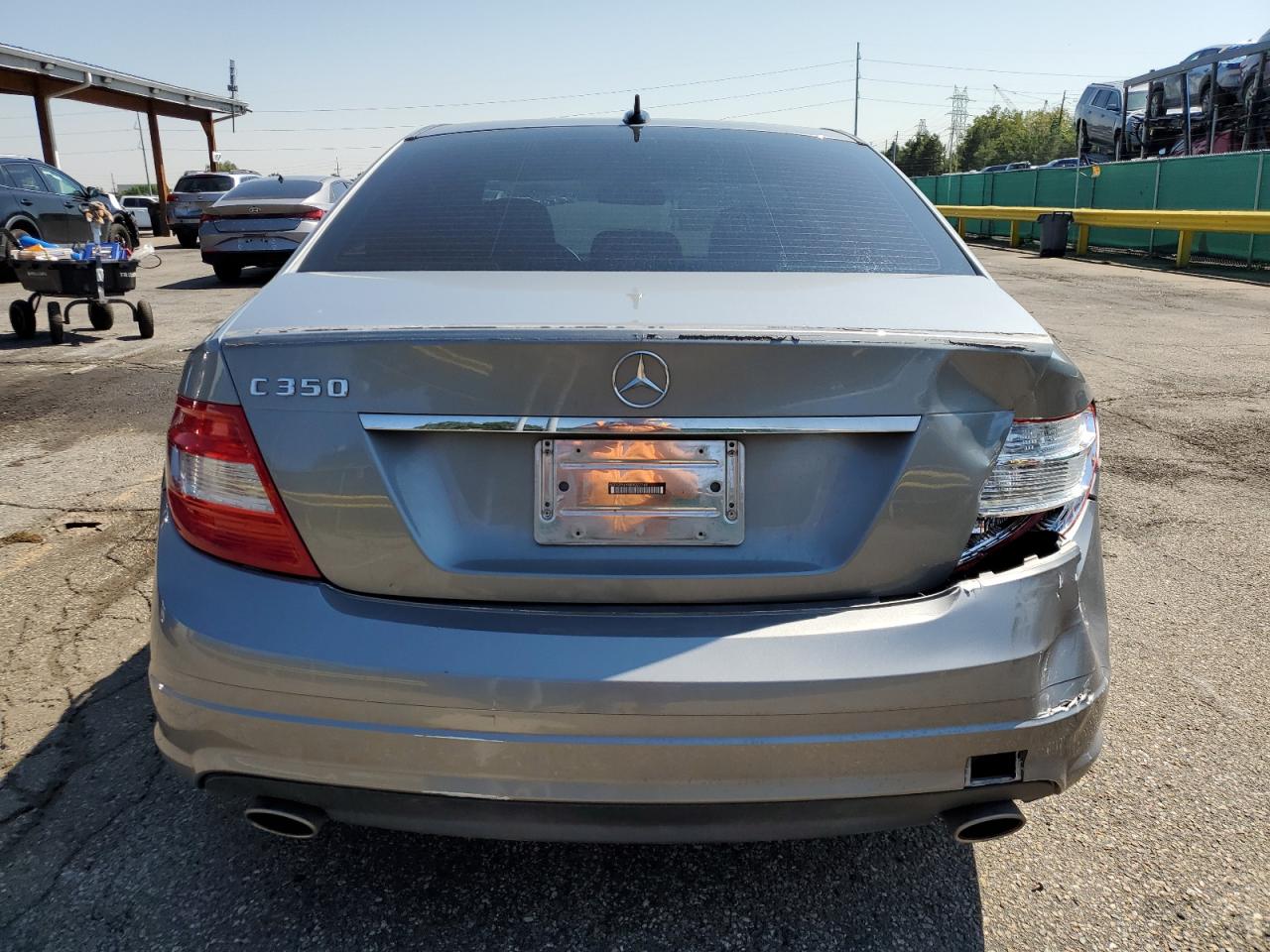 2008 Mercedes-benz C 350 Silver vin: WDDGF56X88R027748