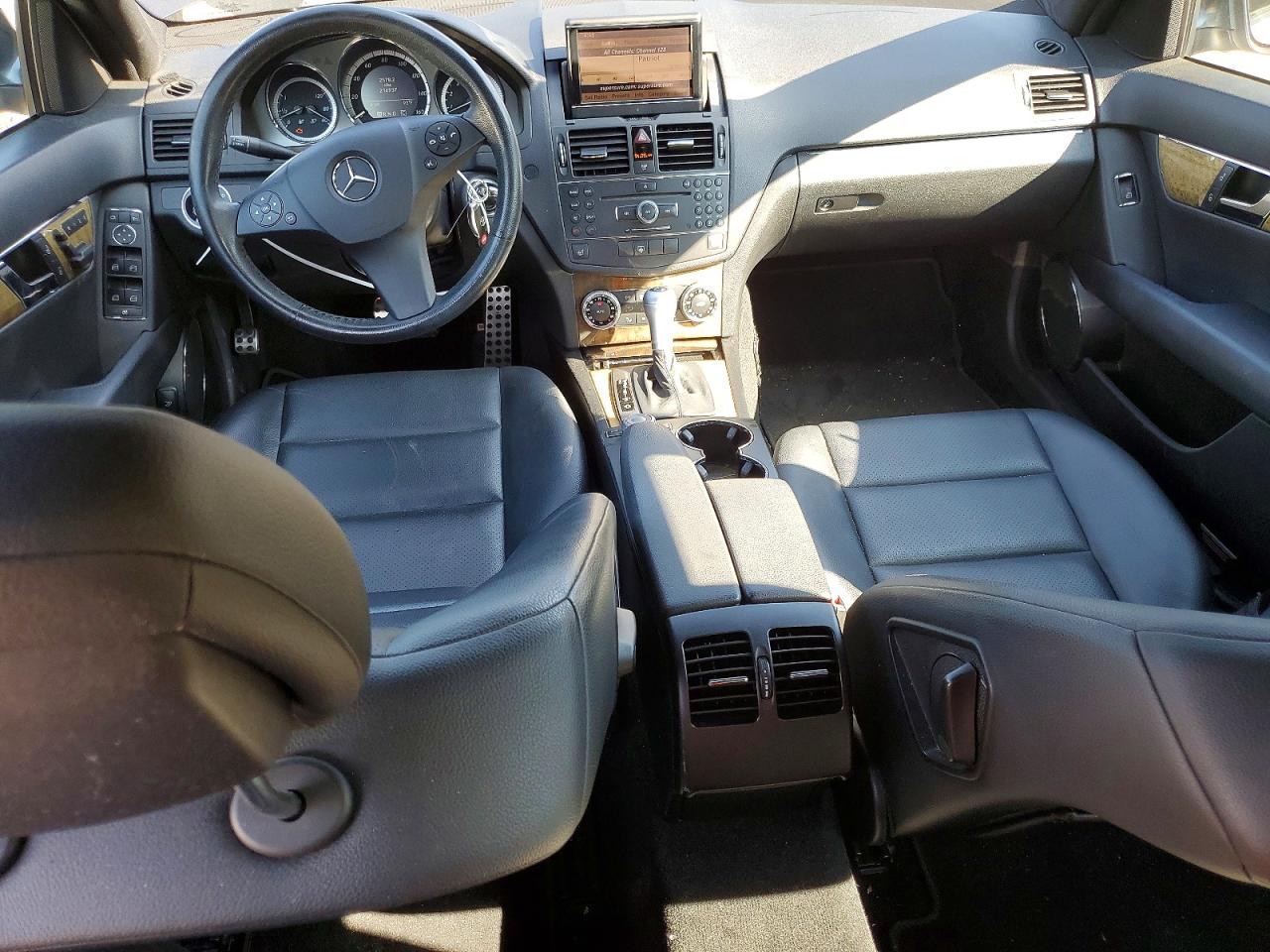 2009 Mercedes-benz C 350 Black vin: WDDGF56X89R058466