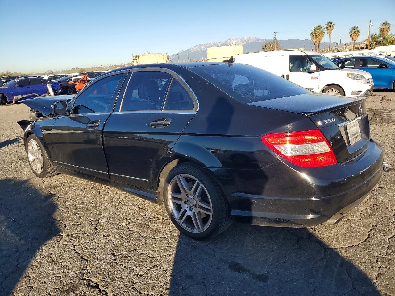 2009 Mercedes-benz C 350 Черный vin: WDDGF56X89R065580