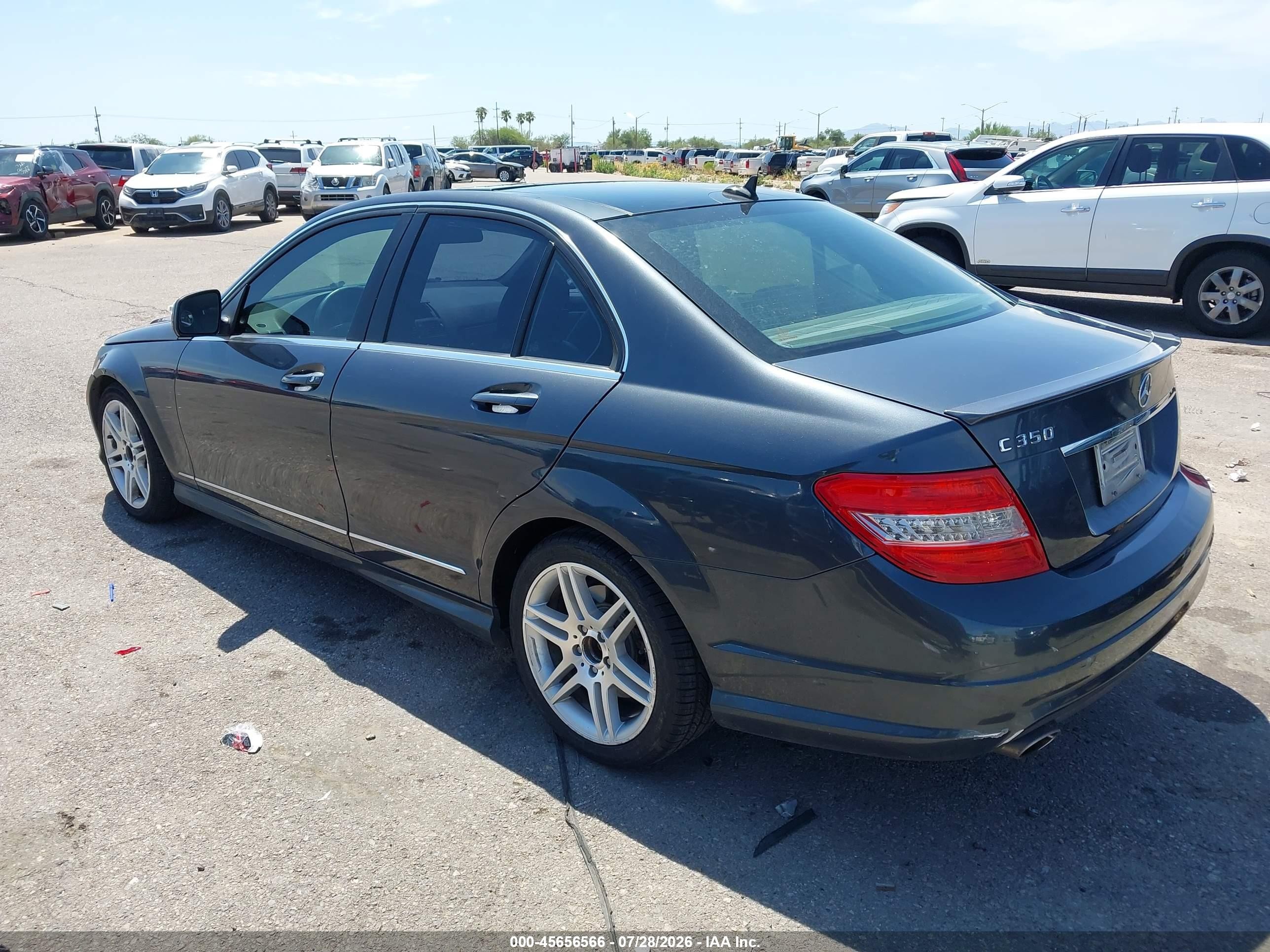 2008 Mercedes-benz C 350 Sport Gray vin: WDDGF56X98F102281