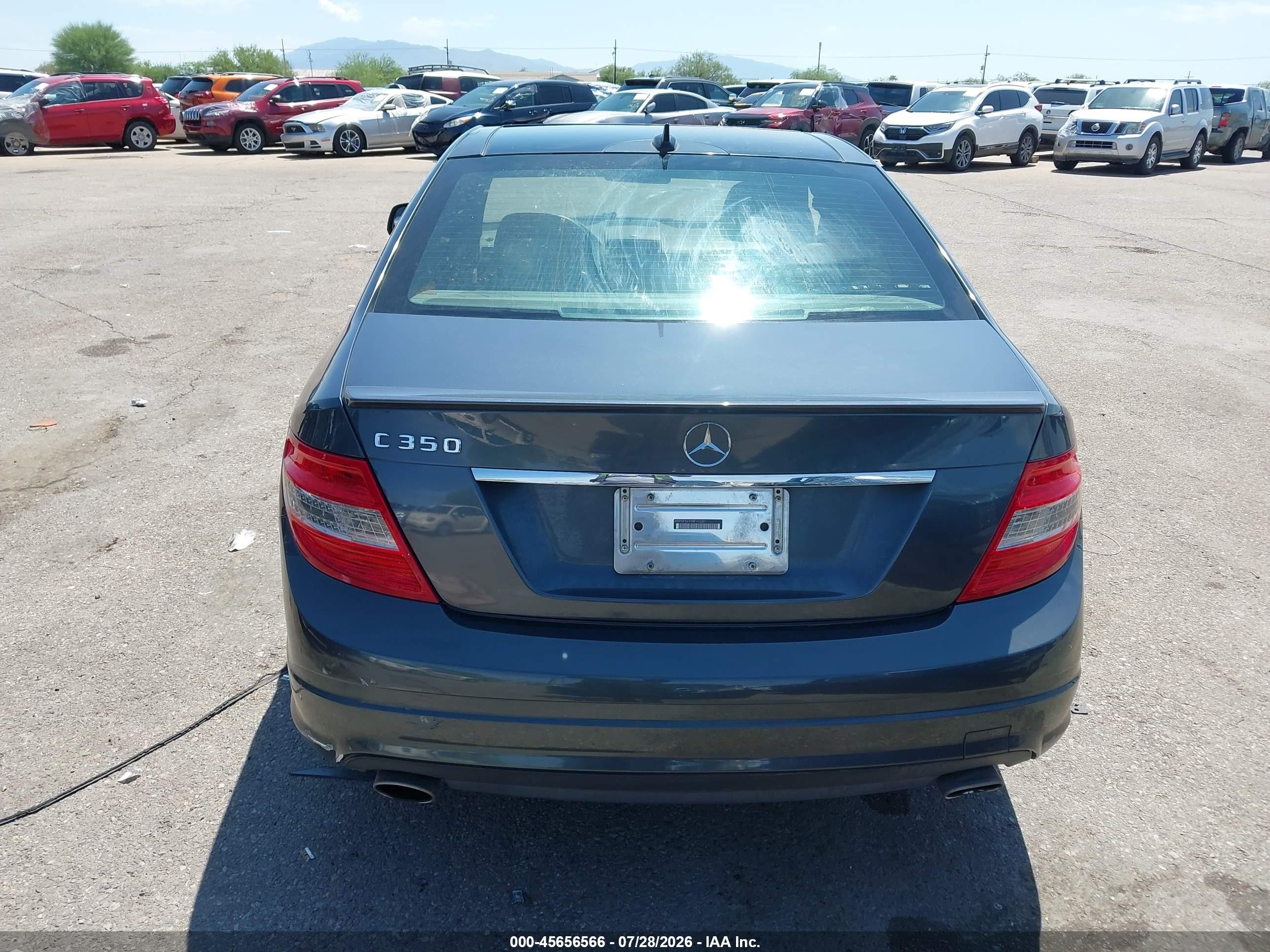 2008 Mercedes-benz C 350 Sport Gray vin: WDDGF56X98F102281