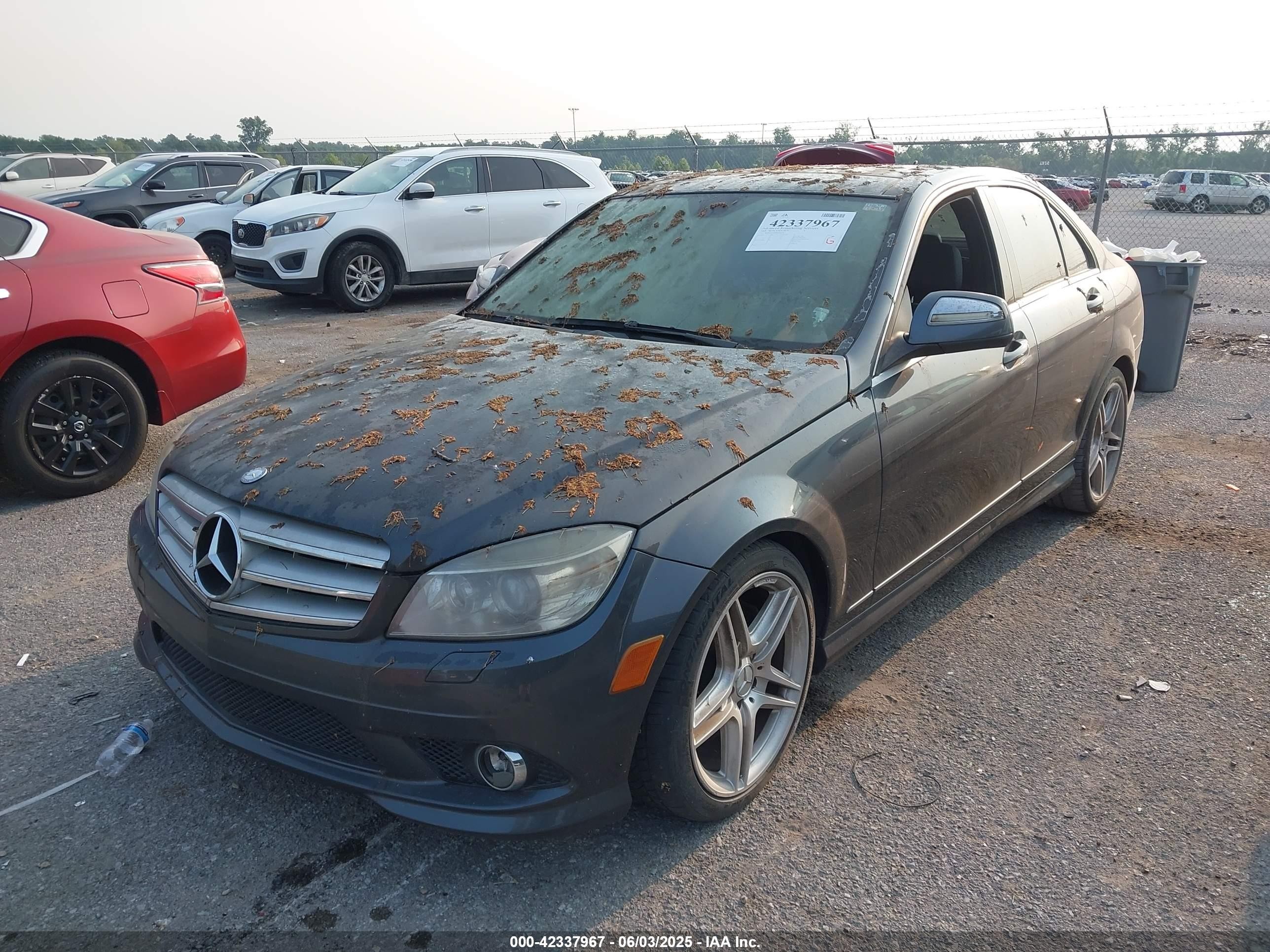2008 Mercedes-benz C 350 Sport Gray vin: WDDGF56X98R034174