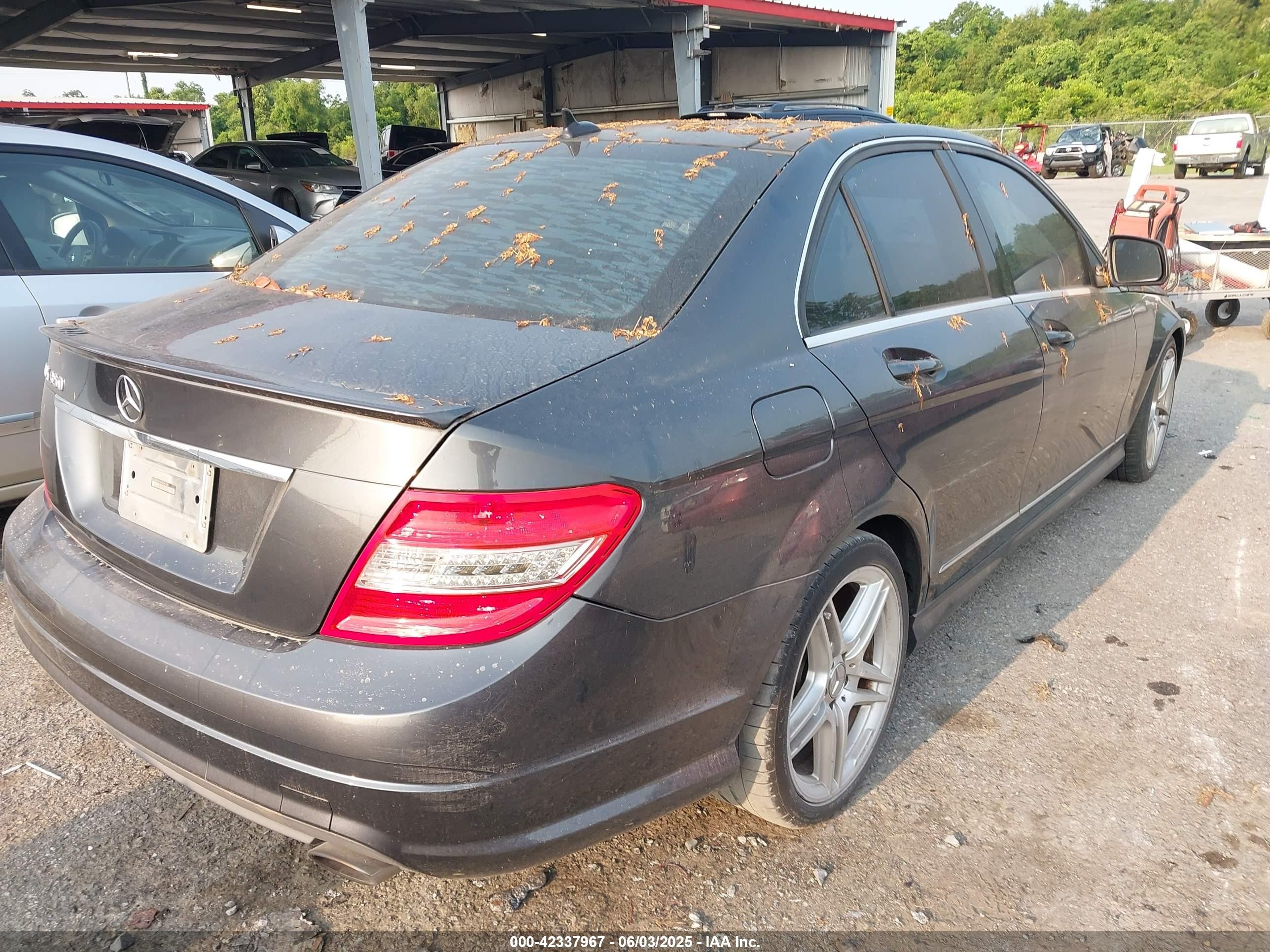 2008 Mercedes-benz C 350 Sport Gray vin: WDDGF56X98R034174