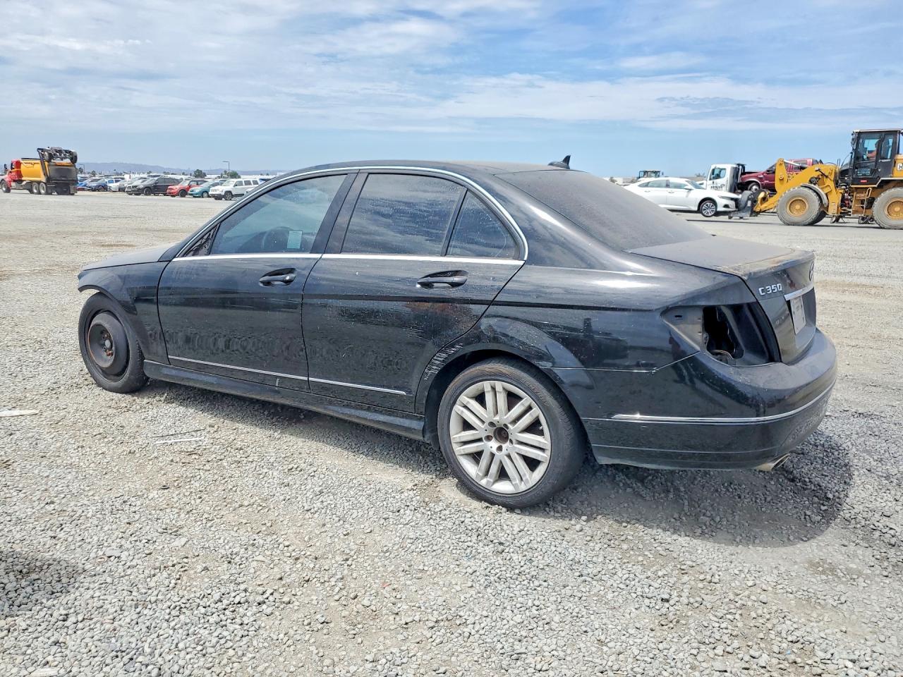 2009 Mercedes-benz C 350 Black vin: WDDGF56X99R052739