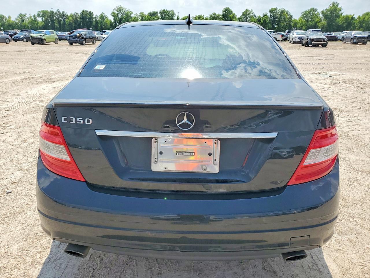 2009 Mercedes-benz C 350 Black vin: WDDGF56X99R053230