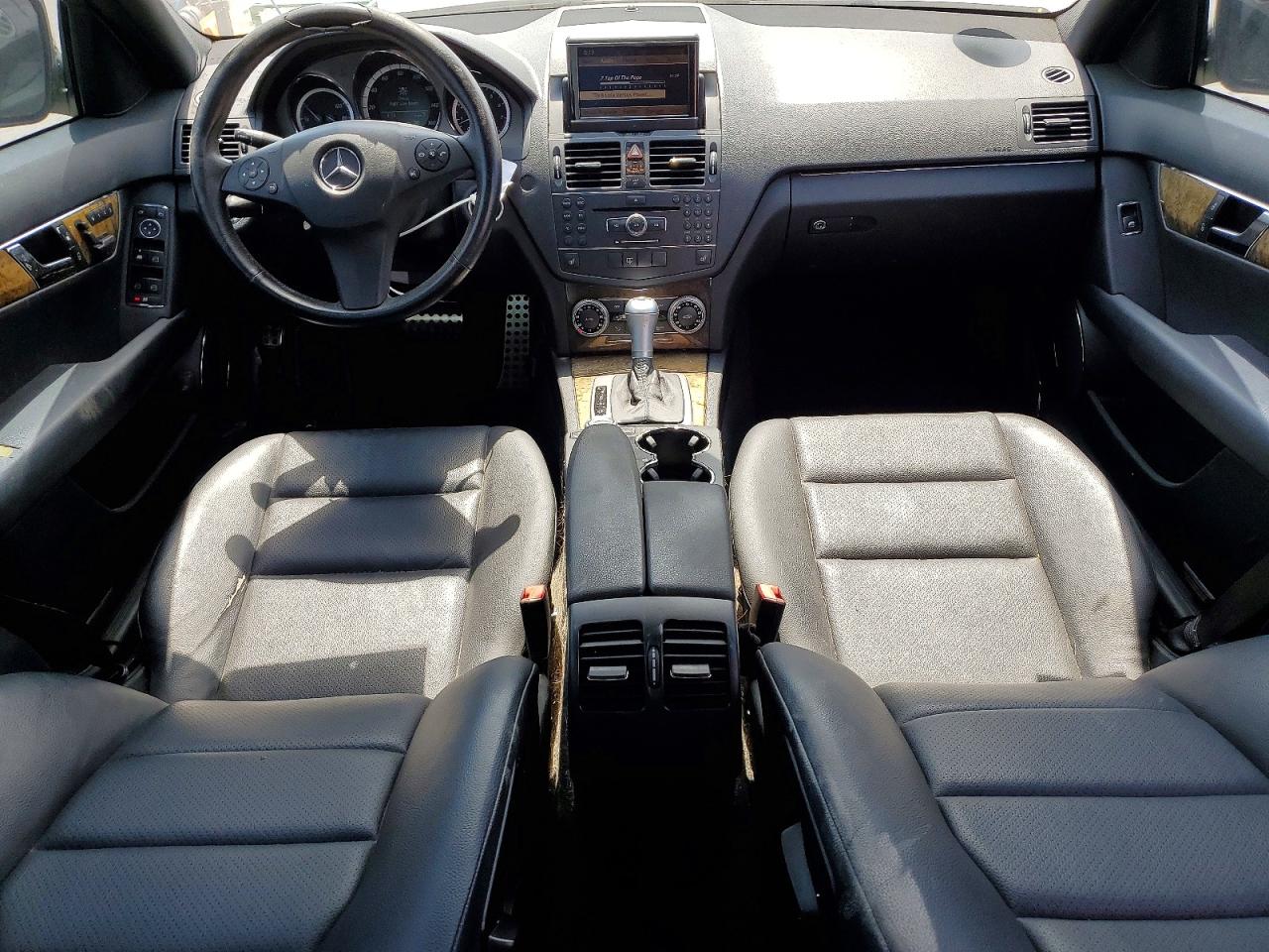 2009 Mercedes-benz C 350 Black vin: WDDGF56X99R053230