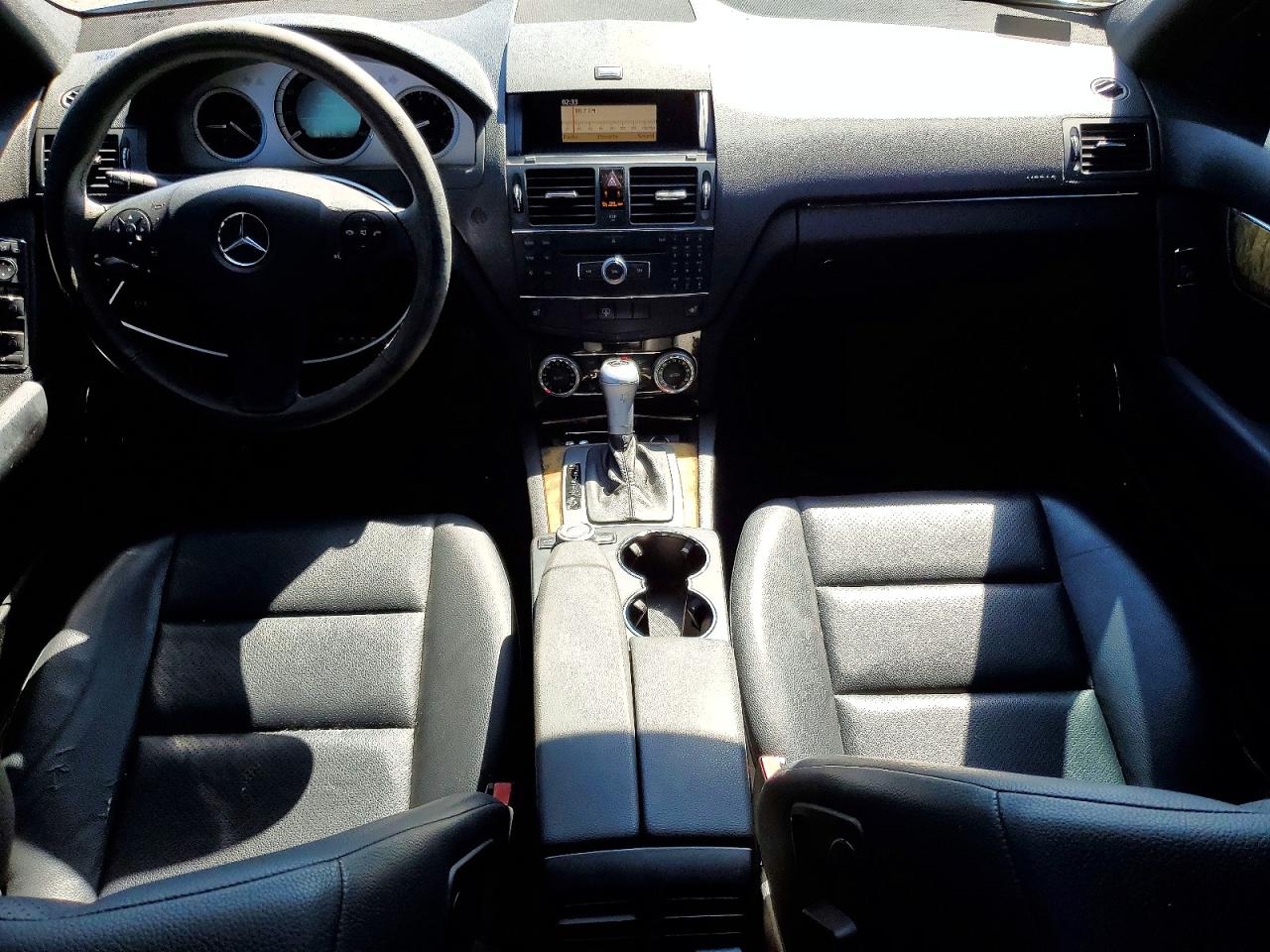 2008 Mercedes-benz C 350 Black vin: WDDGF56XX8F047954