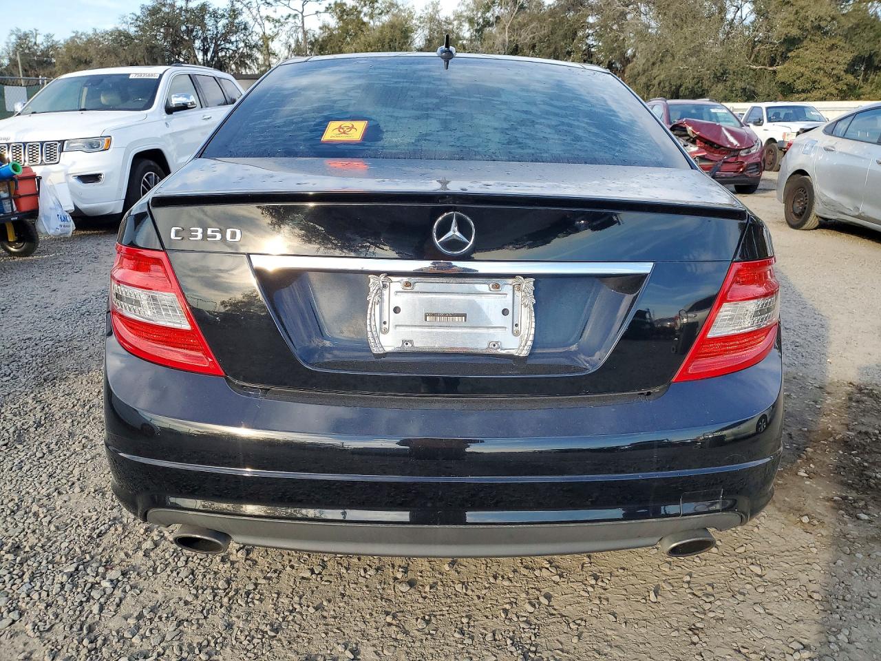 2008 Mercedes-benz C 350 Black vin: WDDGF56XX8F136567