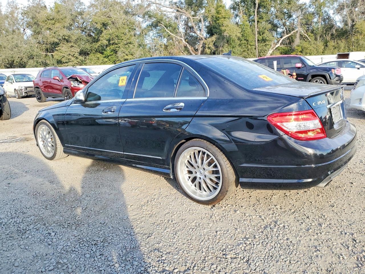 2008 Mercedes-benz C 350 Black vin: WDDGF56XX8F136567
