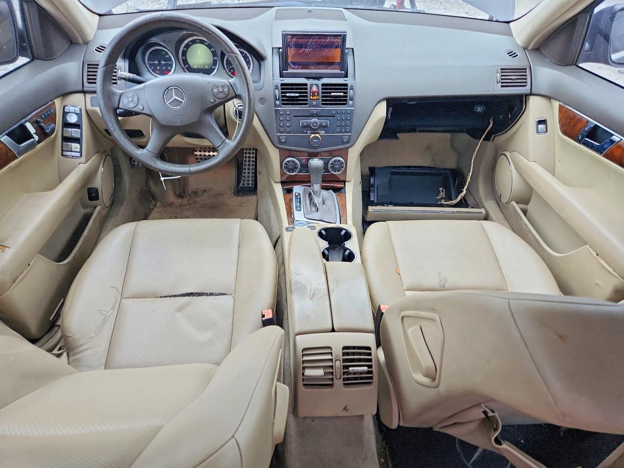 2009 Mercedes-benz C 350 Black vin: WDDGF56XX9F230224