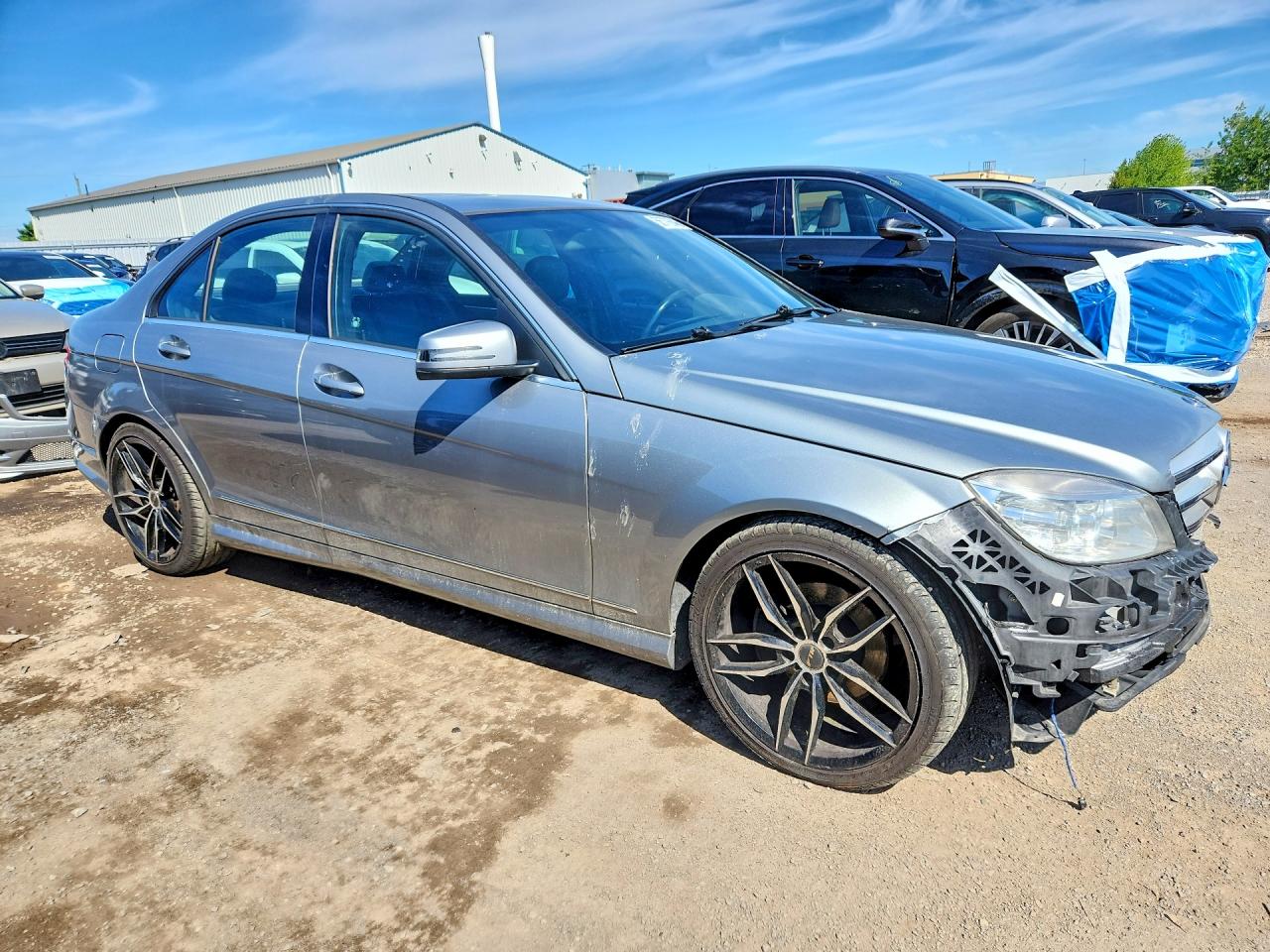 2011 Mercedes-benz C 250 Серый vin: WDDGF5CB9BF587828