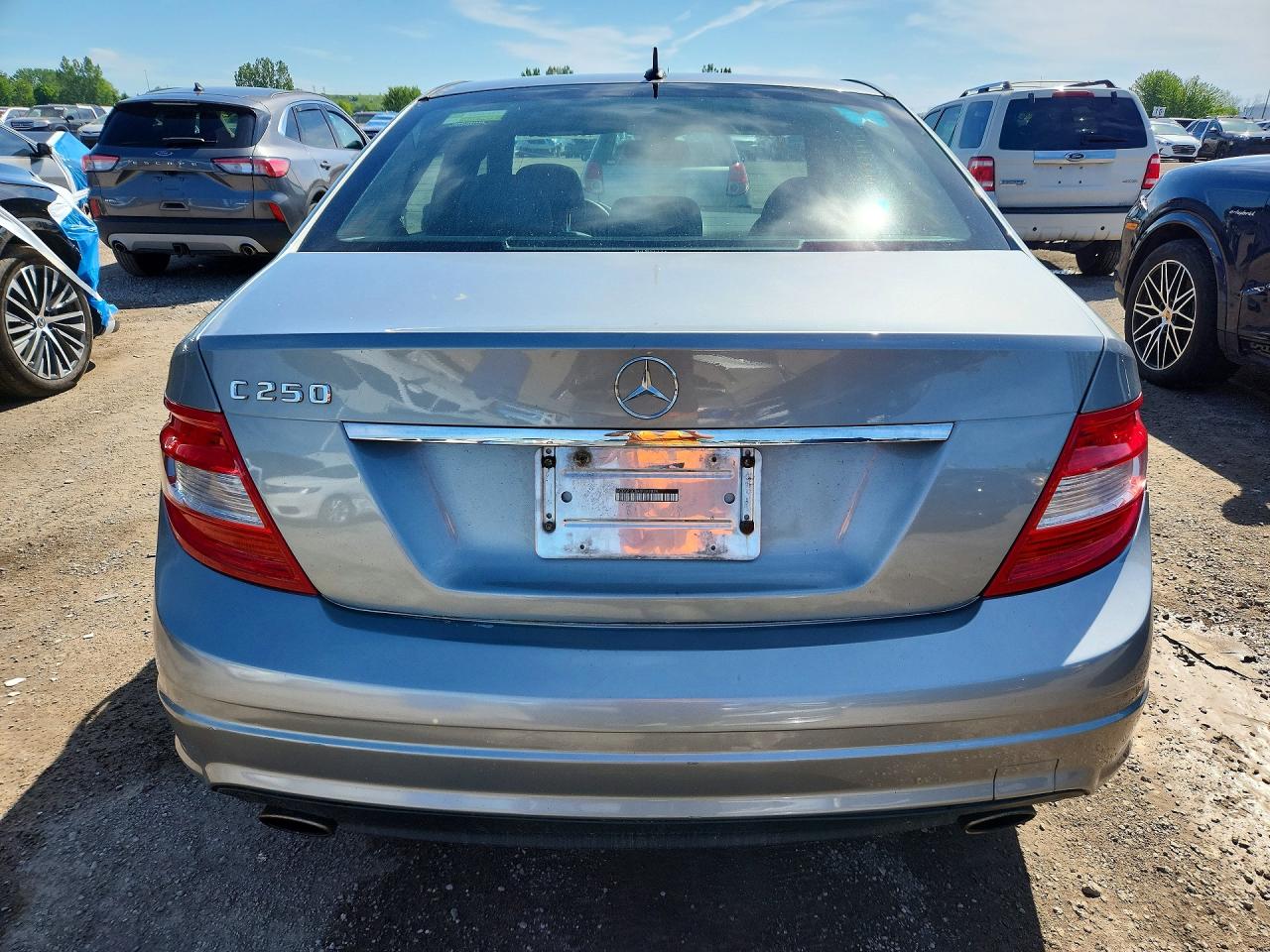 2011 Mercedes-benz C 250 Серый vin: WDDGF5CB9BF587828