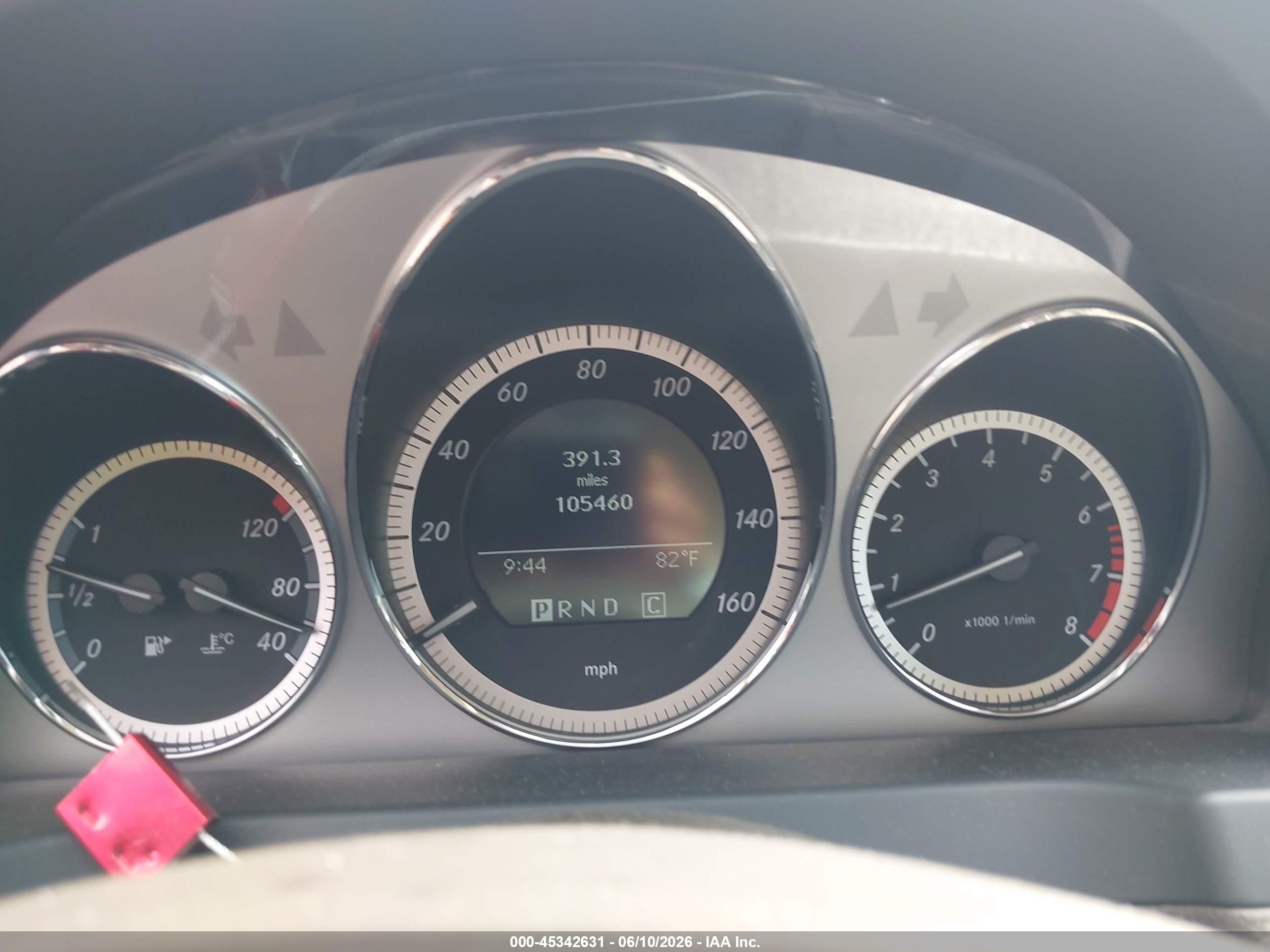 2010 Mercedes-benz C 300 Luxury/sport Red vin: WDDGF5EB0AA394248