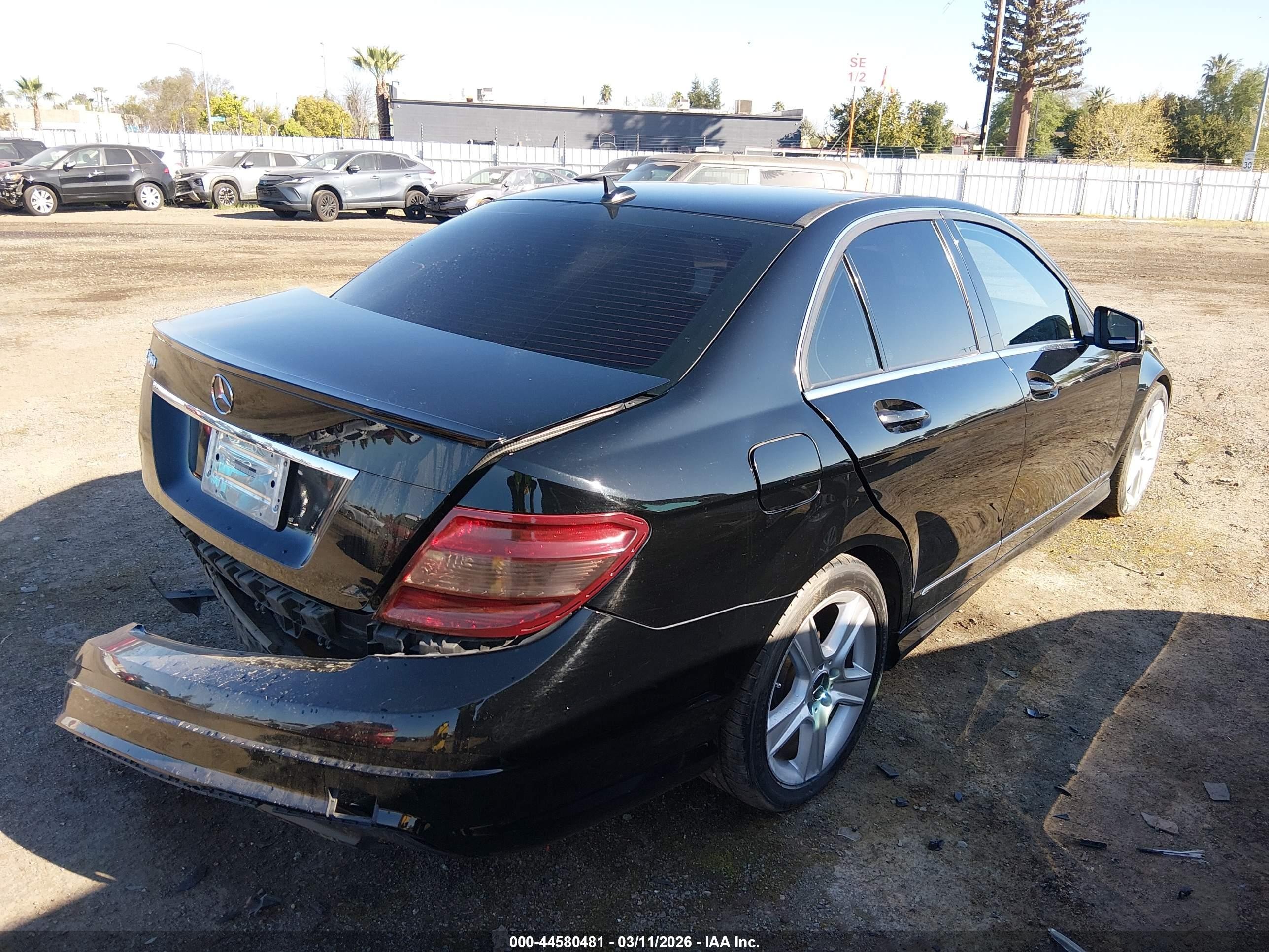 2010 Mercedes-benz C 300 Luxury/sport Black vin: WDDGF5EB0AF430264