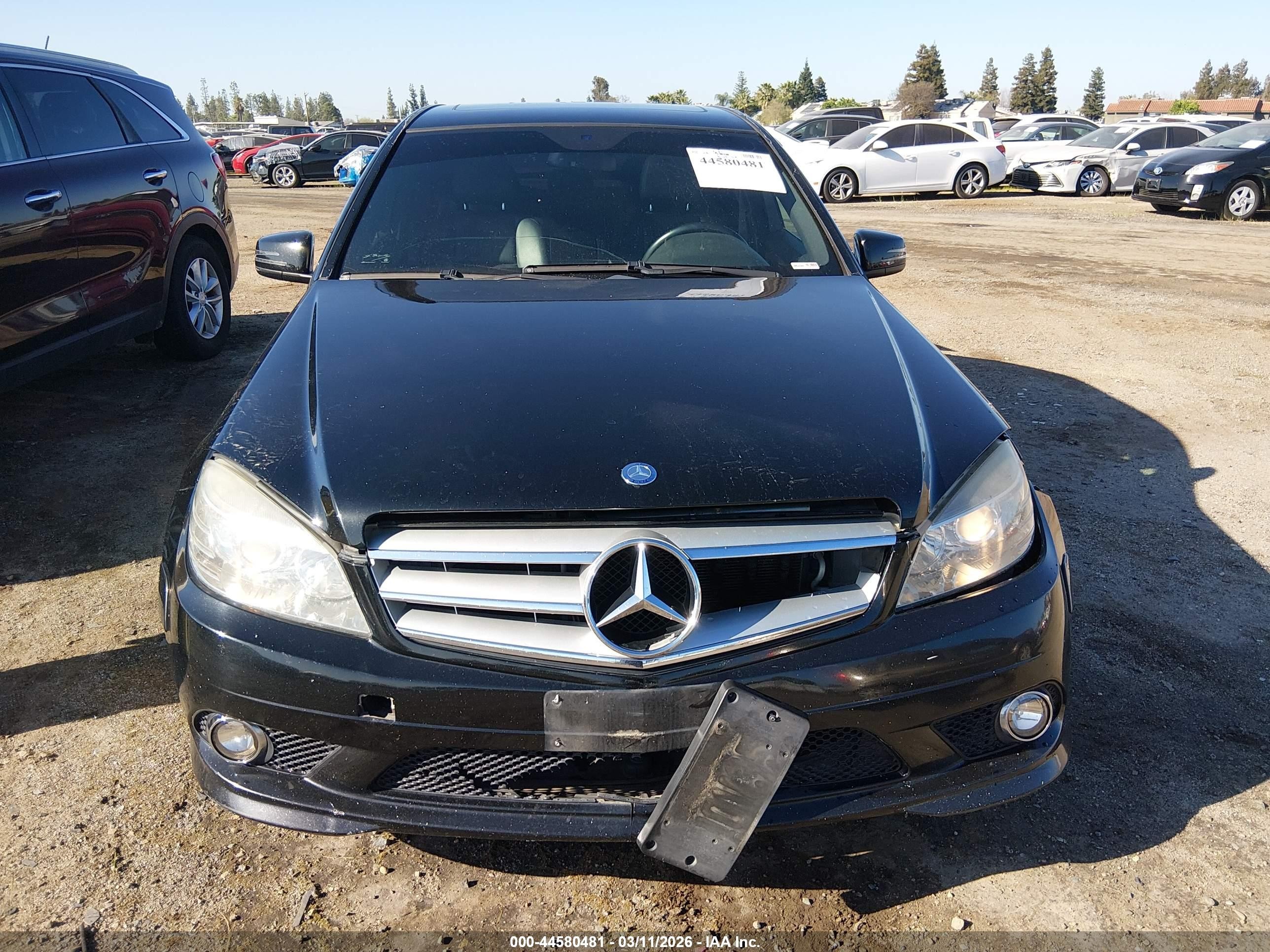 2010 Mercedes-benz C 300 Luxury/sport Black vin: WDDGF5EB0AF430264