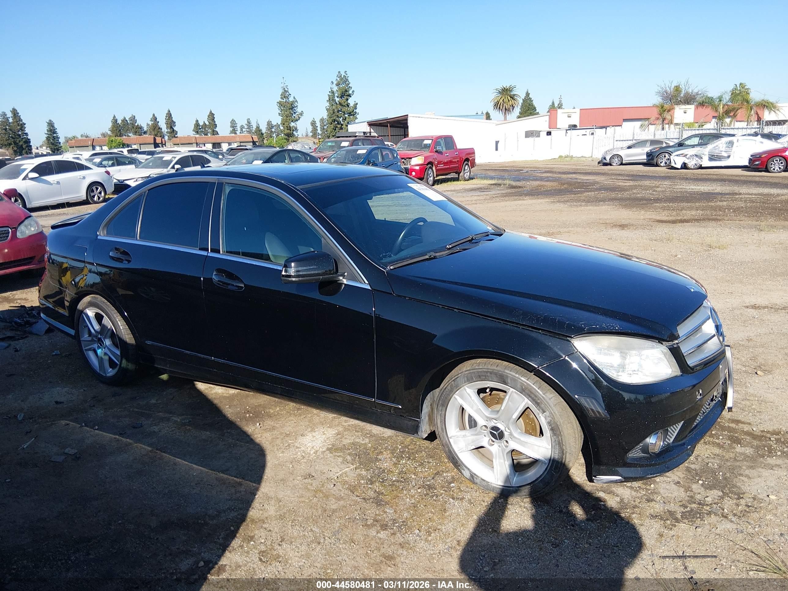 2010 Mercedes-benz C 300 Luxury/sport Black vin: WDDGF5EB0AF430264