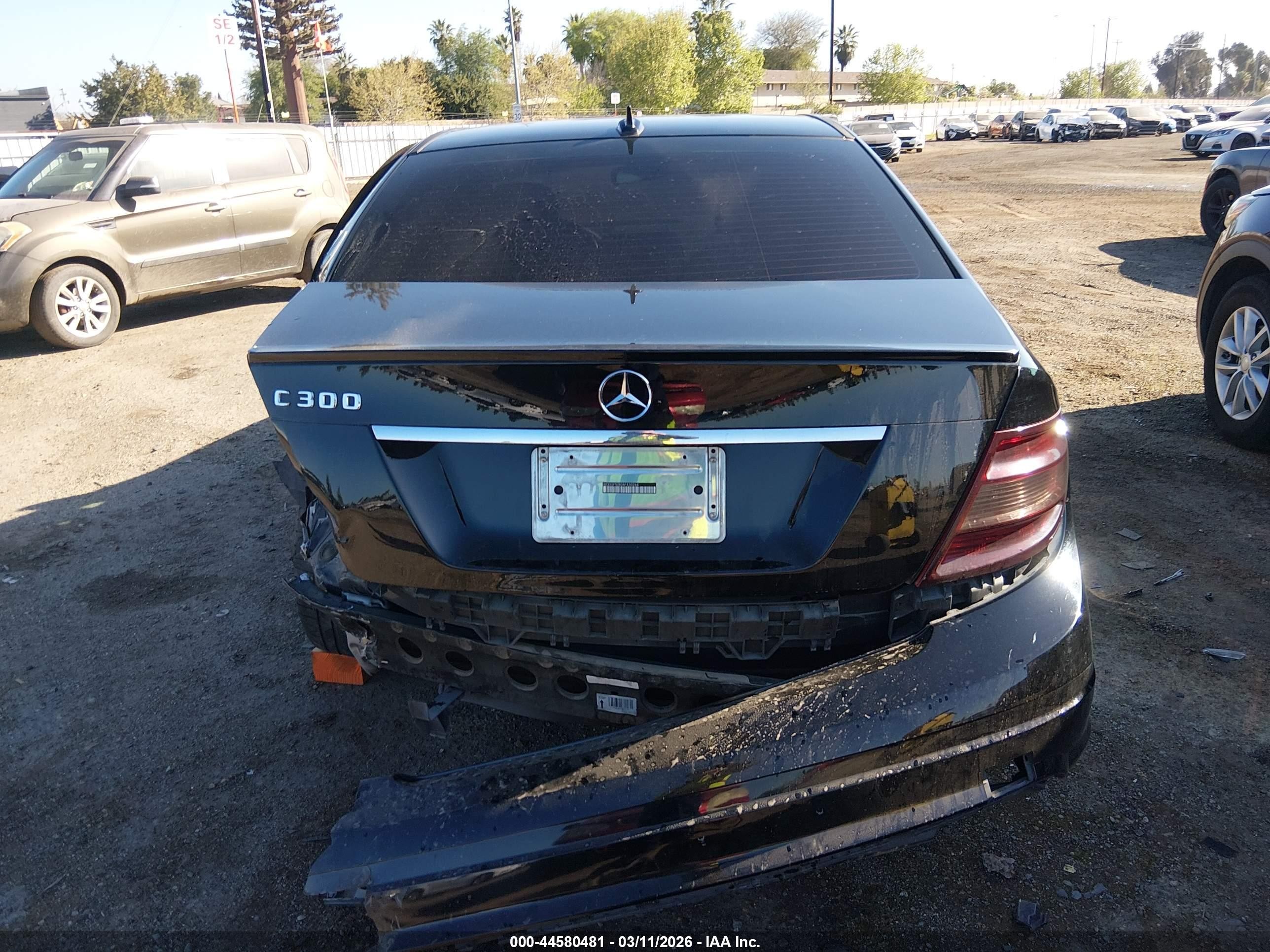 2010 Mercedes-benz C 300 Luxury/sport Black vin: WDDGF5EB0AF430264