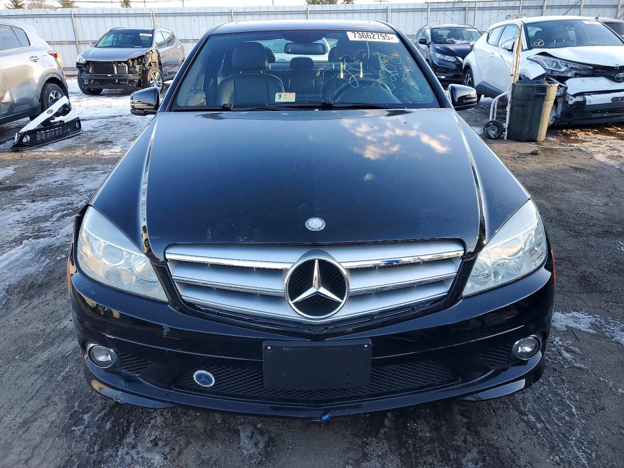 2010 Mercedes-benz C 300 Black vin: WDDGF5EB0AR096932