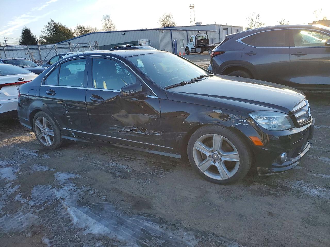 2010 Mercedes-benz C 300 Black vin: WDDGF5EB0AR096932