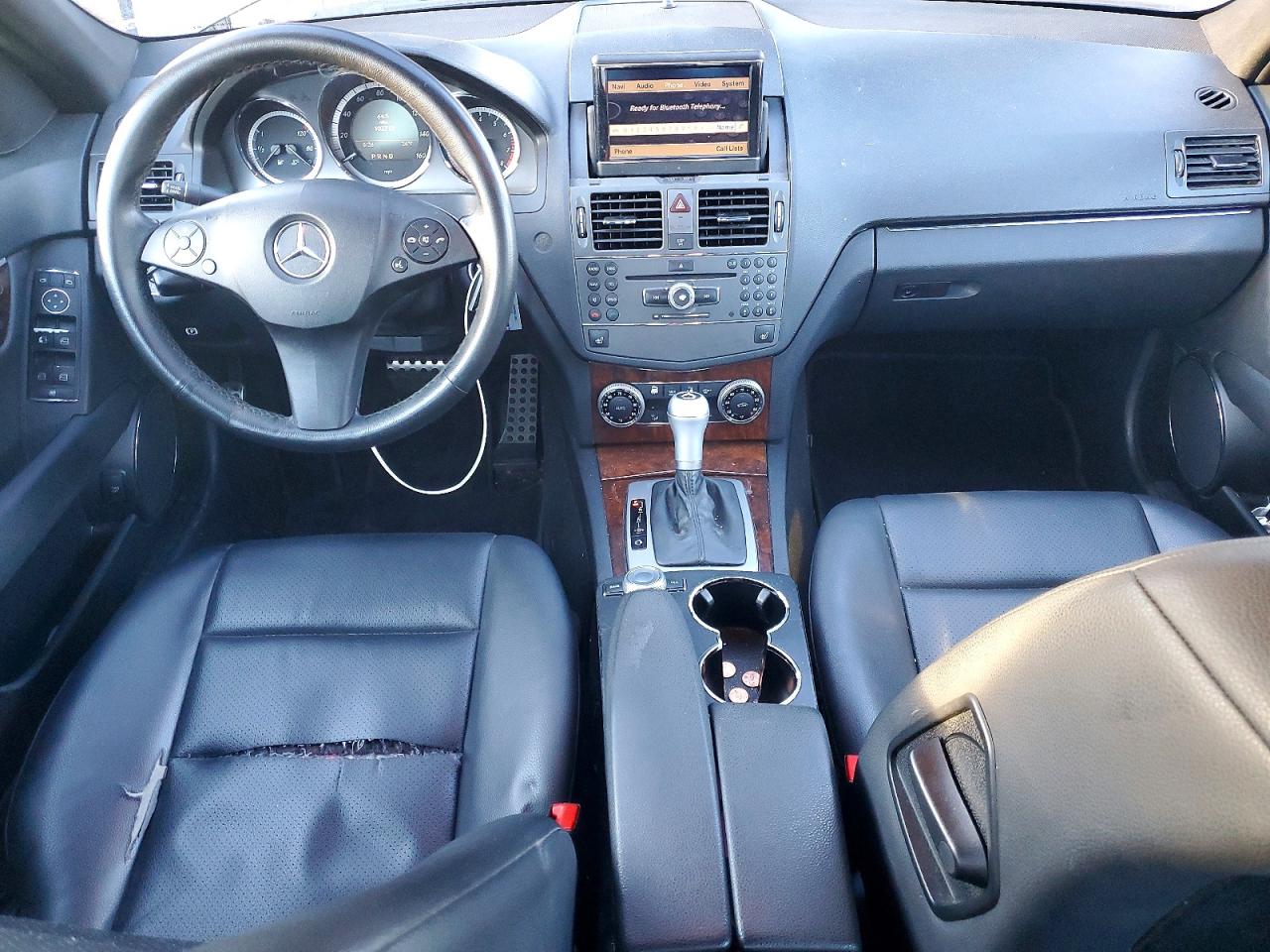 2010 Mercedes-benz C 300 Black vin: WDDGF5EB0AR096932