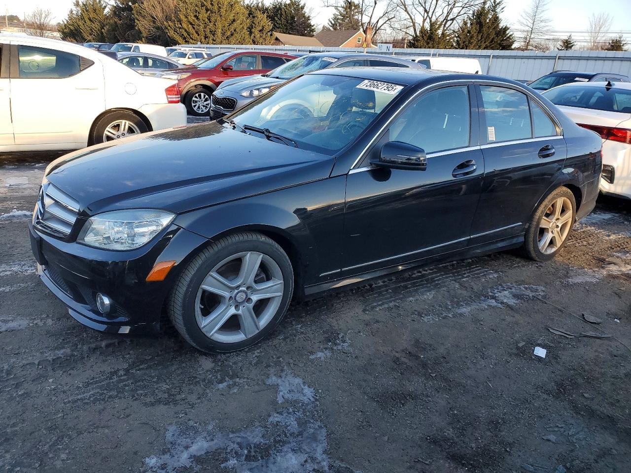 2010 Mercedes-benz C 300 Black vin: WDDGF5EB0AR096932