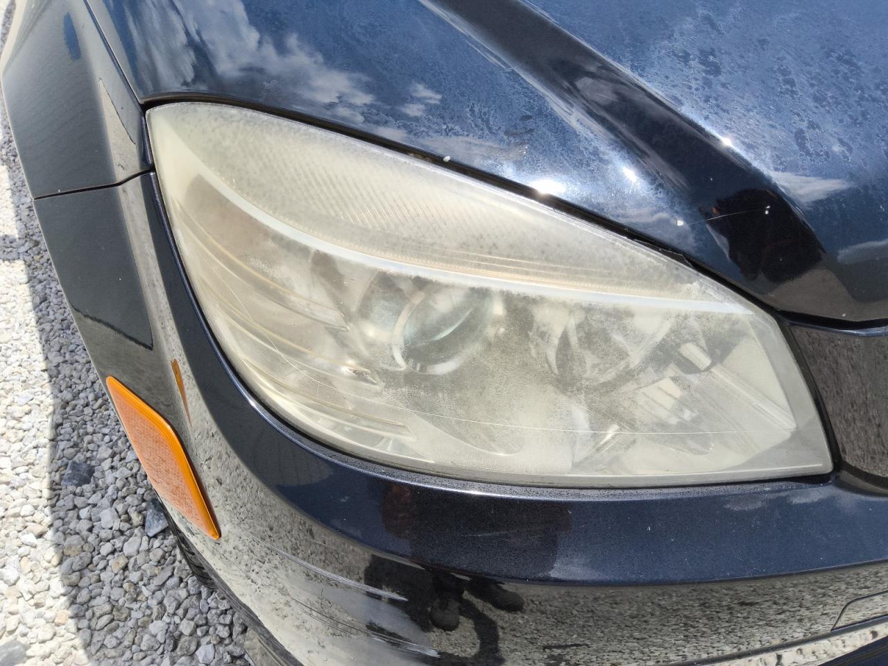 2010 Mercedes-benz C 300 Черный vin: WDDGF5EB0AR100641 Damage: Right Head Lamp, Faded, Repair Required