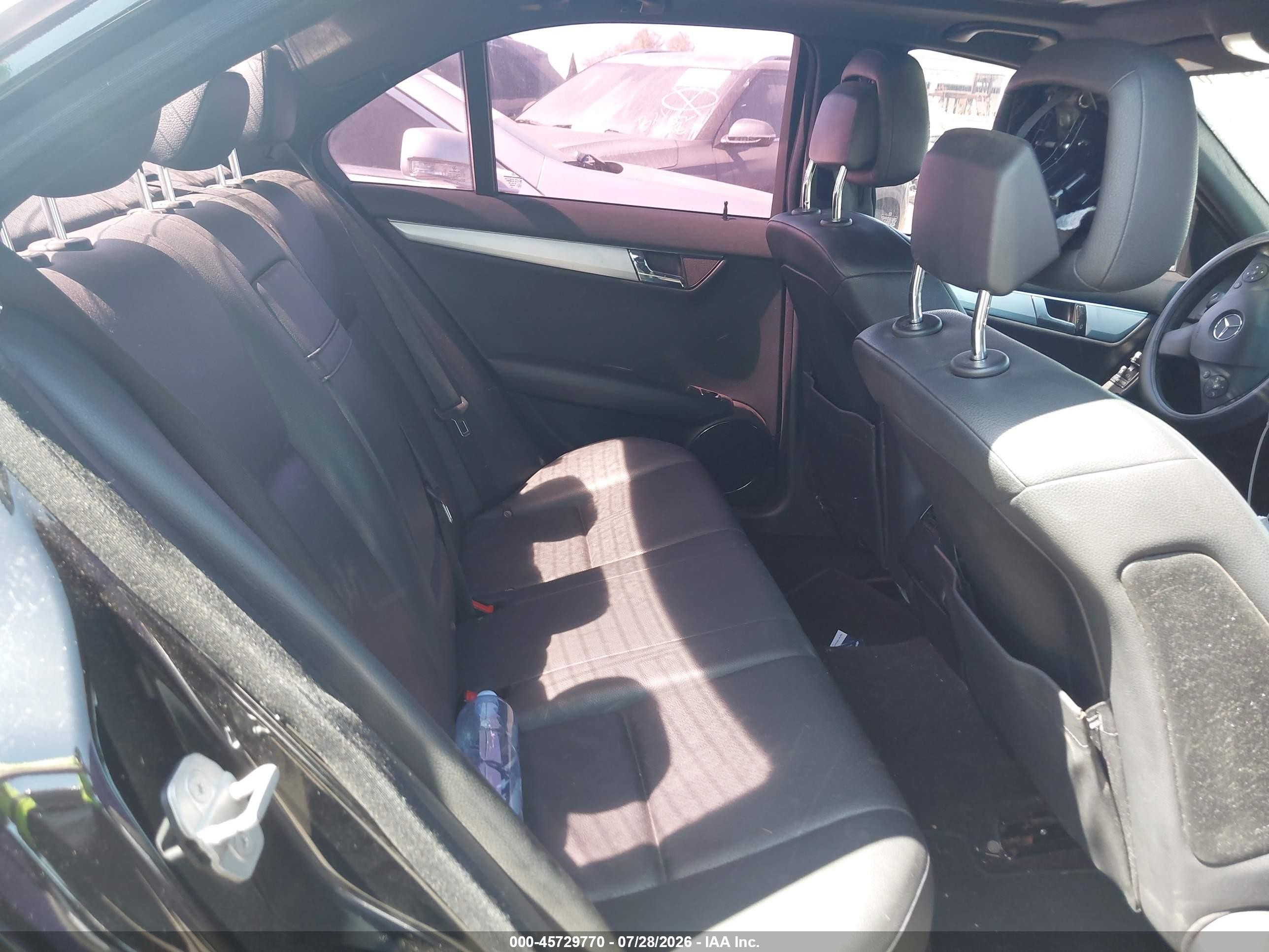 2010 Mercedes-benz C 300 Luxury/sport Black vin: WDDGF5EB0AR109338