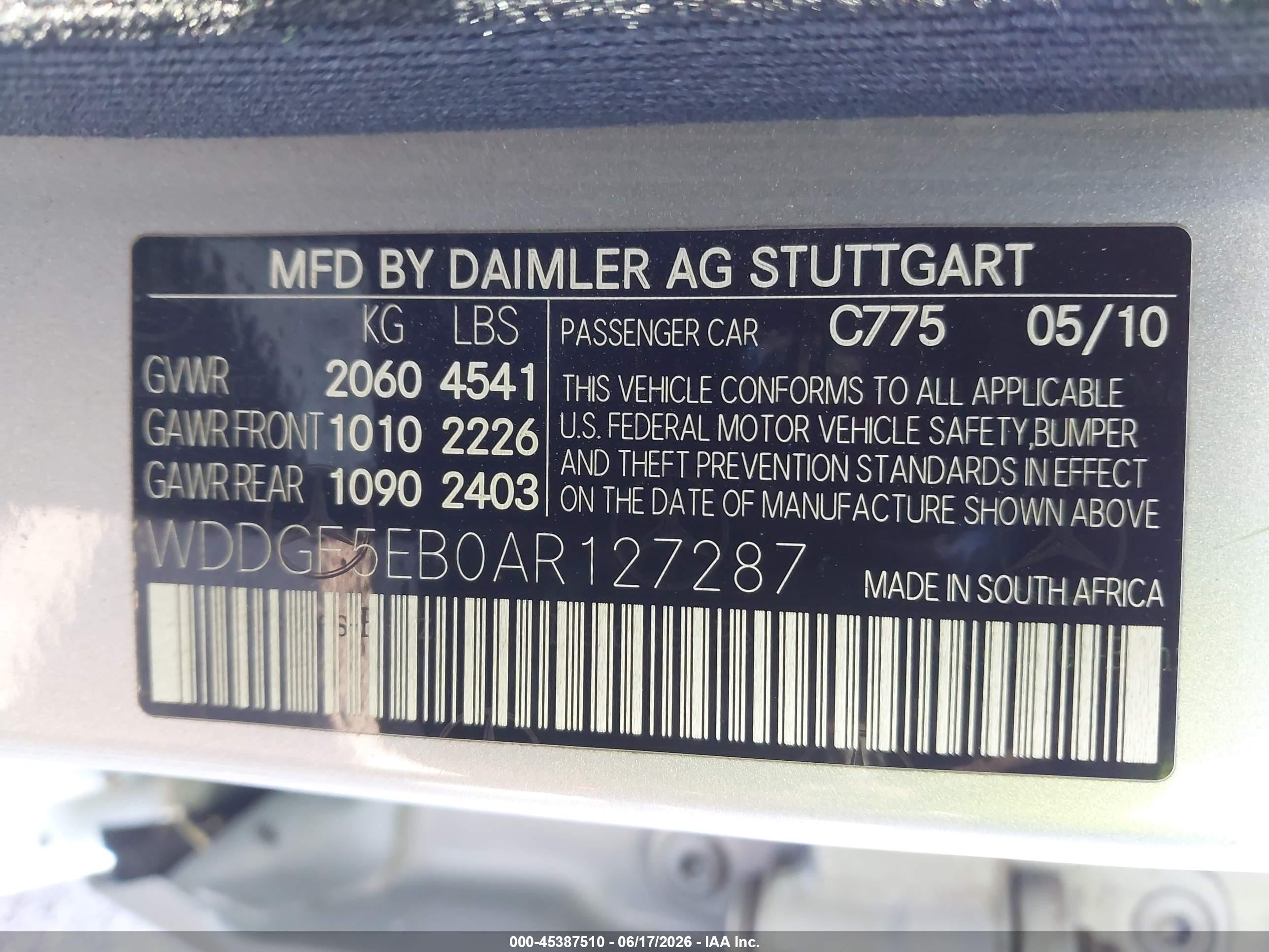 2010 Mercedes-benz C 300 Luxury/sport Серебряный vin: WDDGF5EB0AR127287