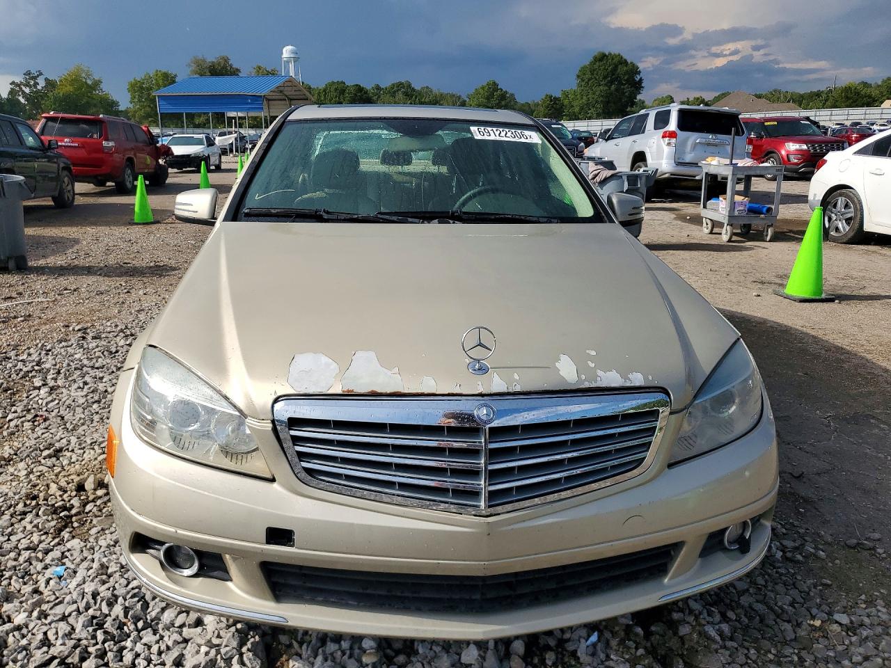 2011 Mercedes-benz C 300 Tan vin: WDDGF5EB0BA471038