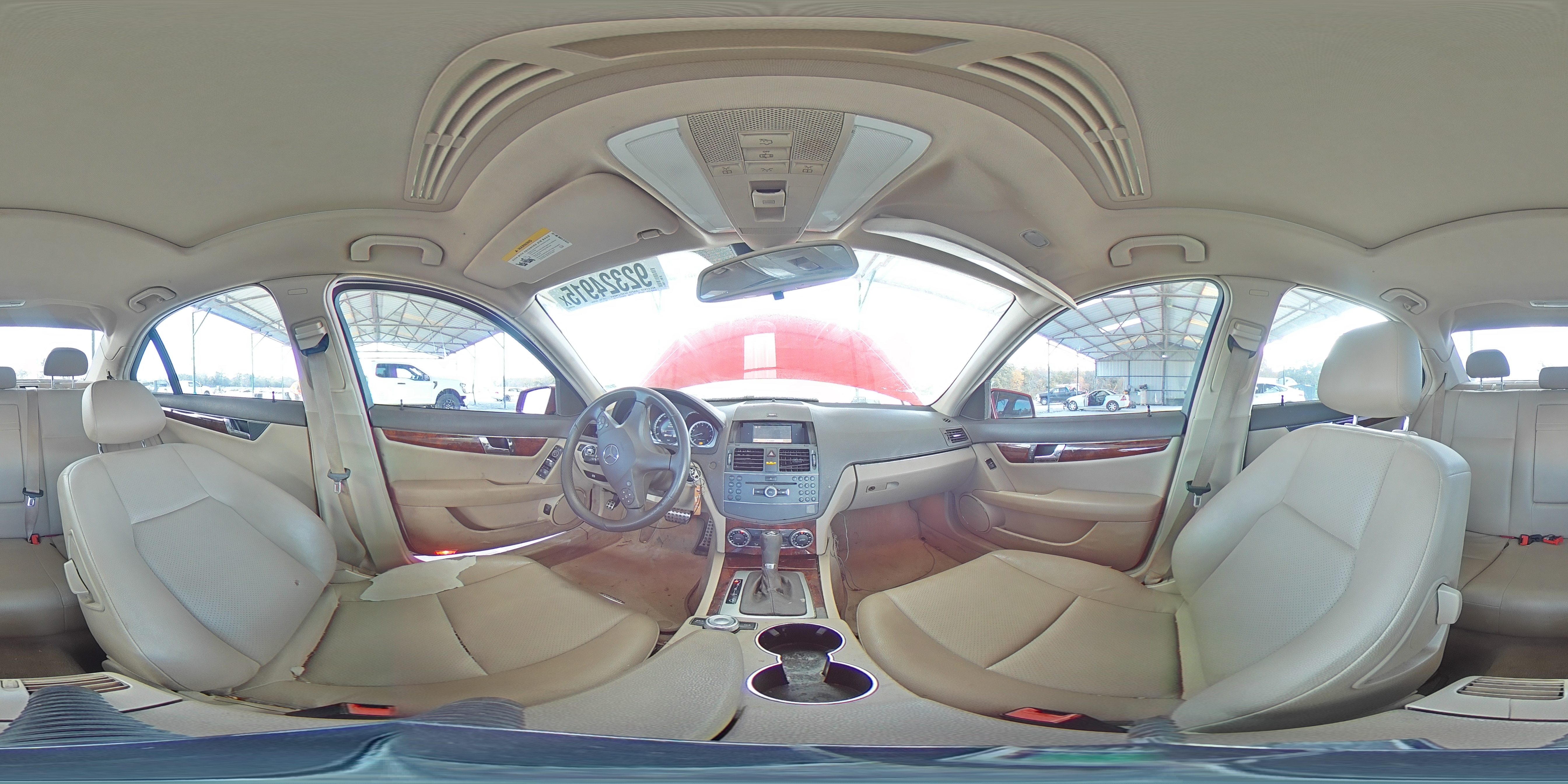 2011 Mercedes-benz C 300 Red vin: WDDGF5EB0BA521730