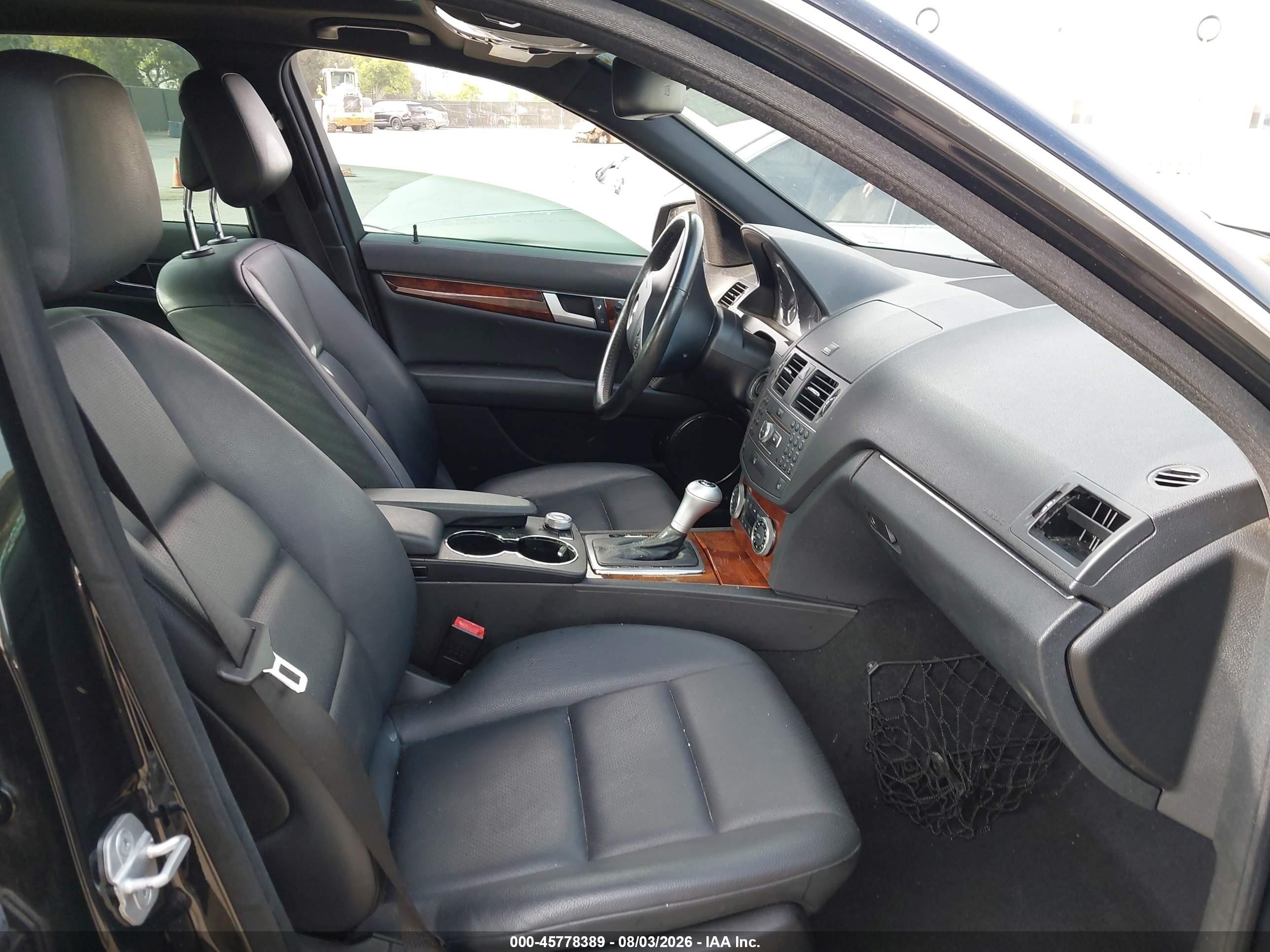 2011 Mercedes-benz C 300 Sport Black vin: WDDGF5EB0BF630465