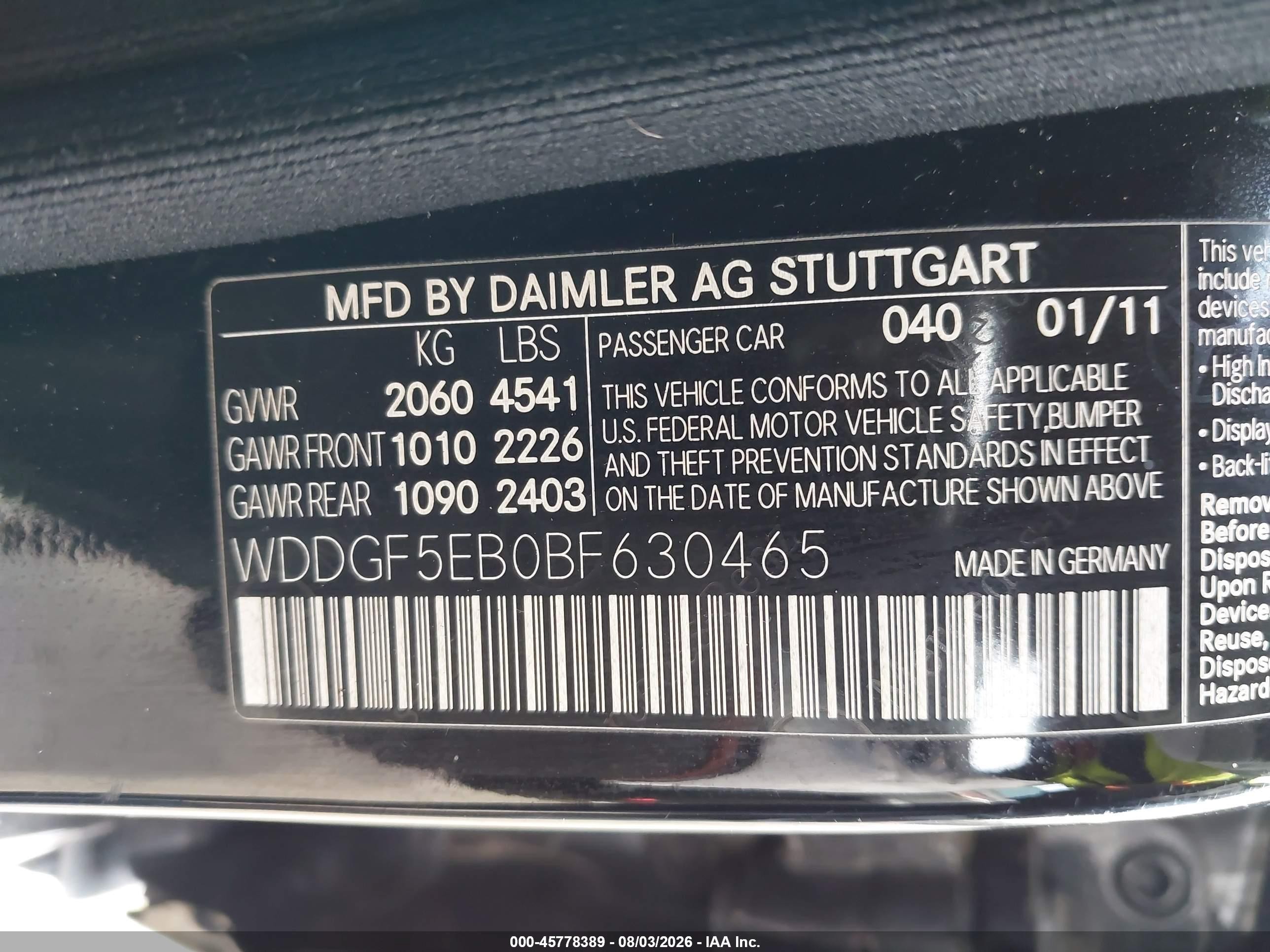 2011 Mercedes-benz C 300 Sport Black vin: WDDGF5EB0BF630465
