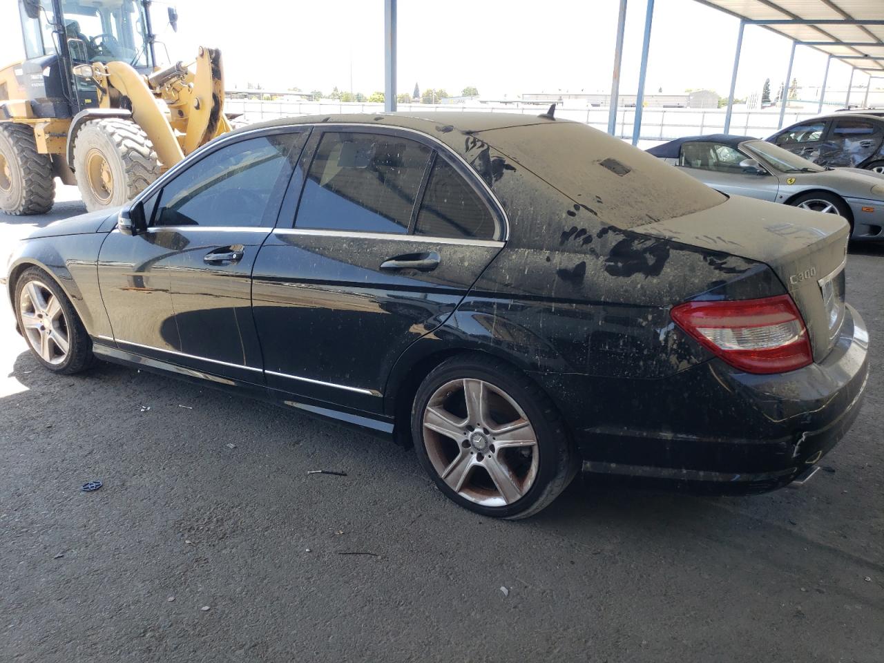 2011 Mercedes-benz C 300 Black vin: WDDGF5EB0BR184557