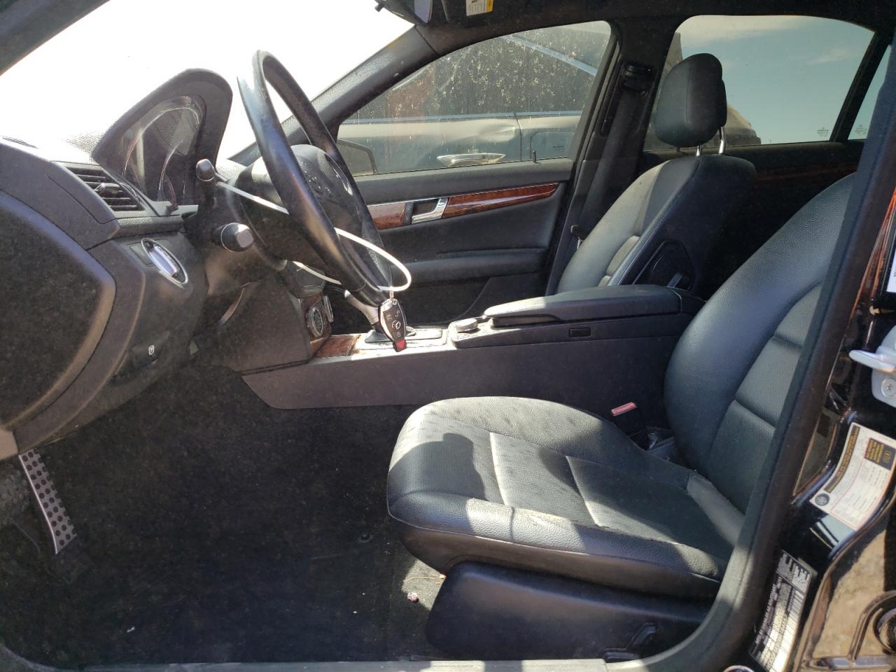 2011 Mercedes-benz C 300 Black vin: WDDGF5EB0BR184557