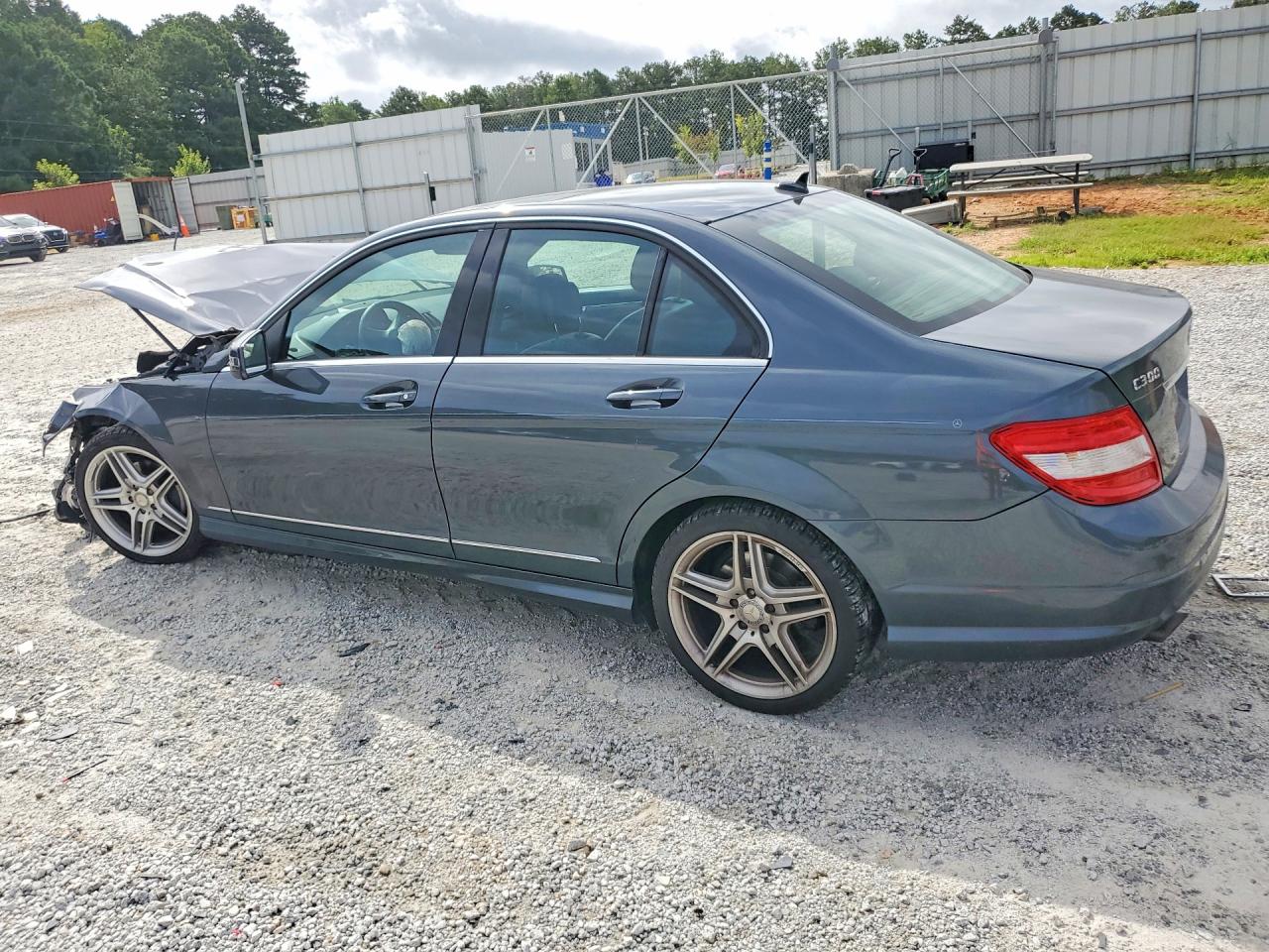 2010 Mercedes-benz C 300 Blue vin: WDDGF5EB1AF448806