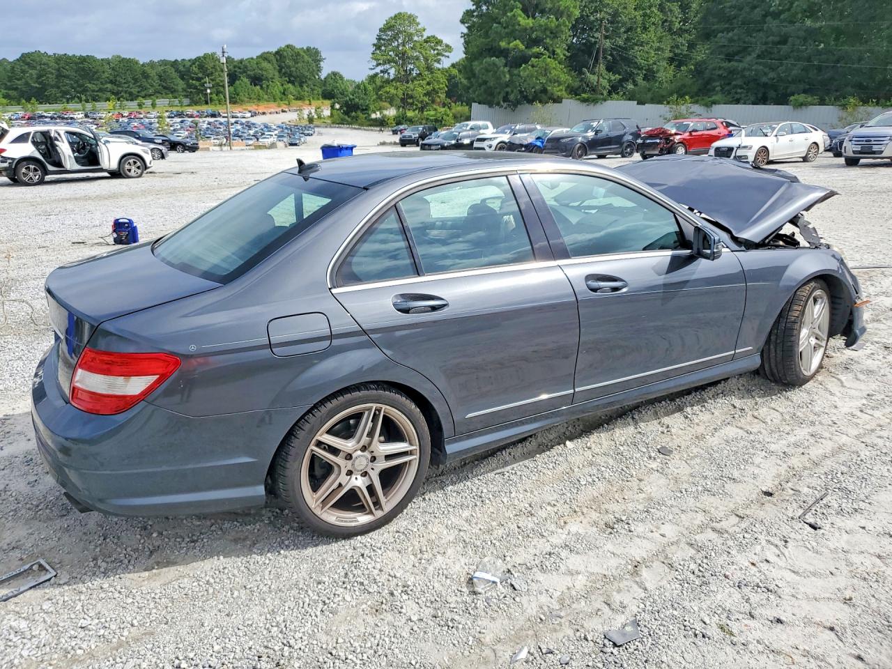 2010 Mercedes-benz C 300 Blue vin: WDDGF5EB1AF448806