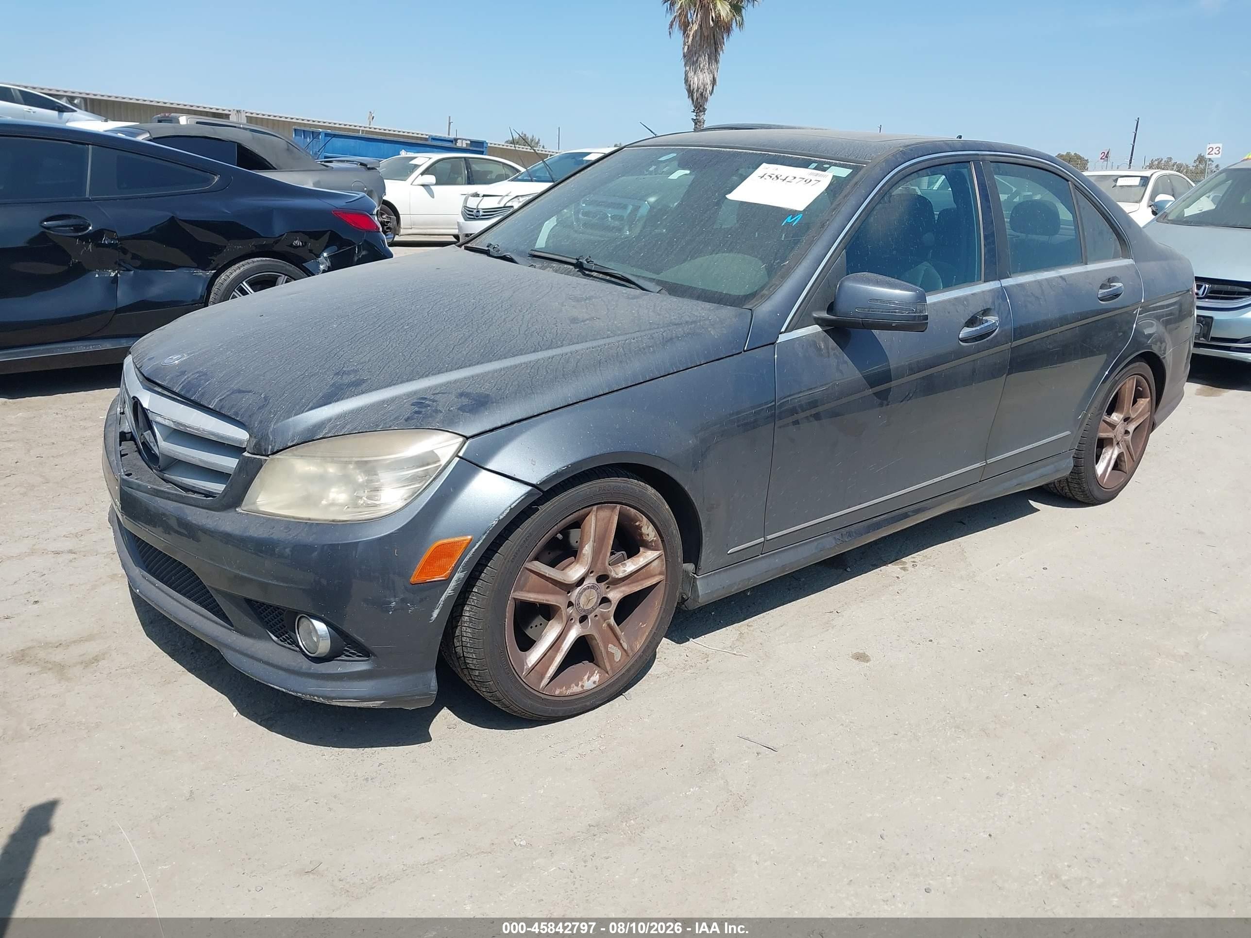 2010 Mercedes-benz C 300 Luxury/sport Gray vin: WDDGF5EB1AR088936