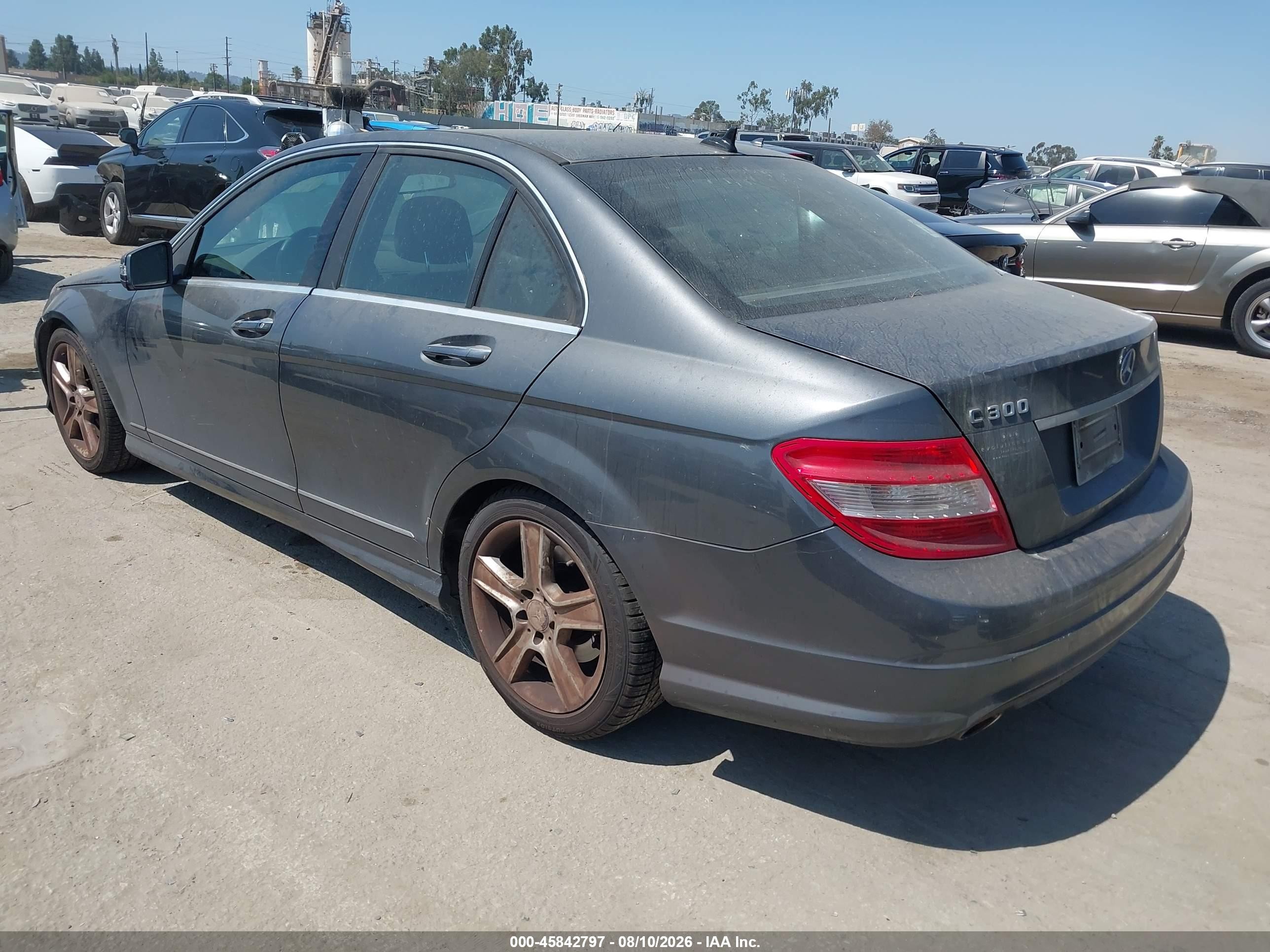 2010 Mercedes-benz C 300 Luxury/sport Gray vin: WDDGF5EB1AR088936