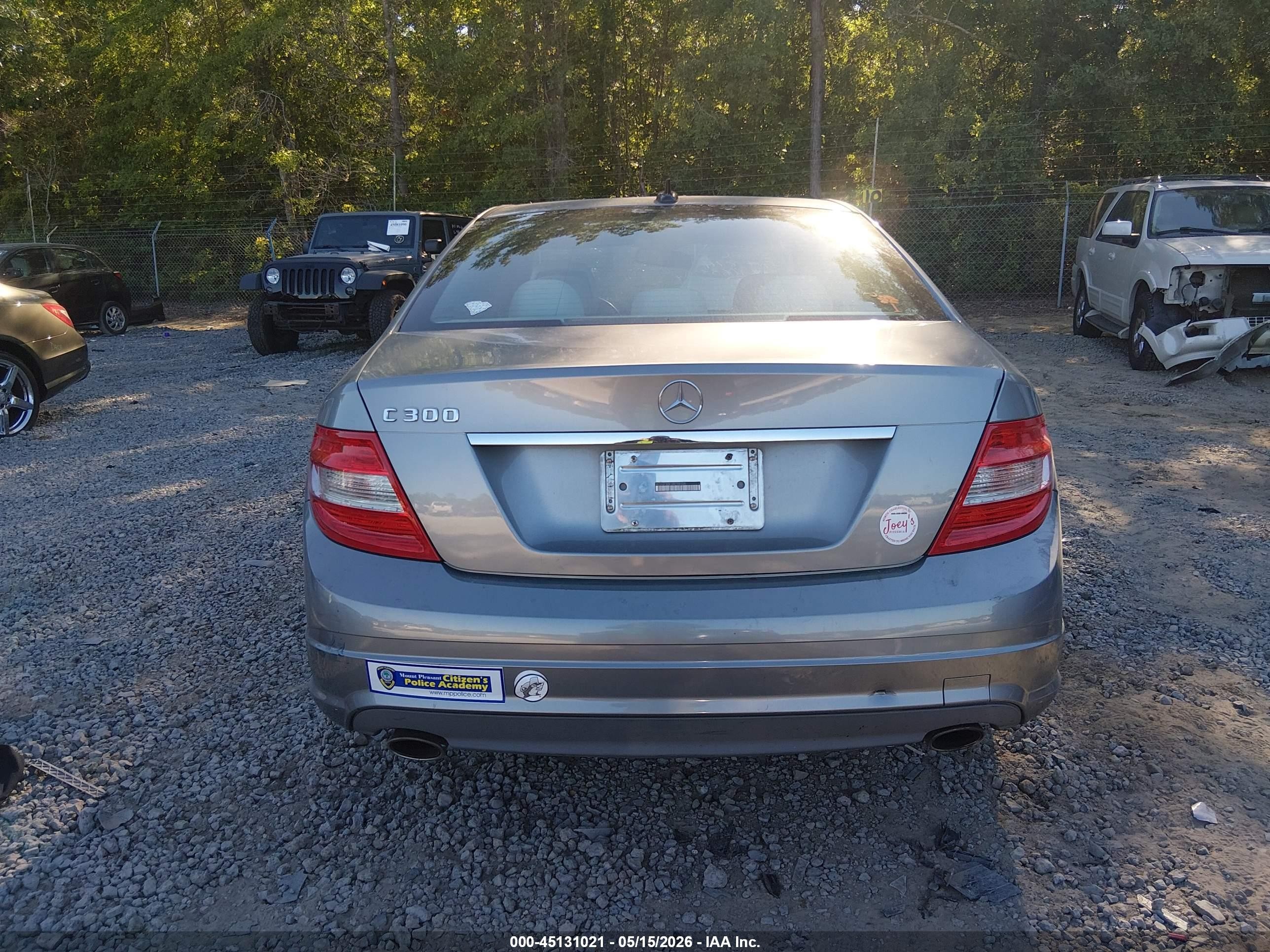 2010 Mercedes-benz C 300 Sport Silver vin: WDDGF5EB1AR106335