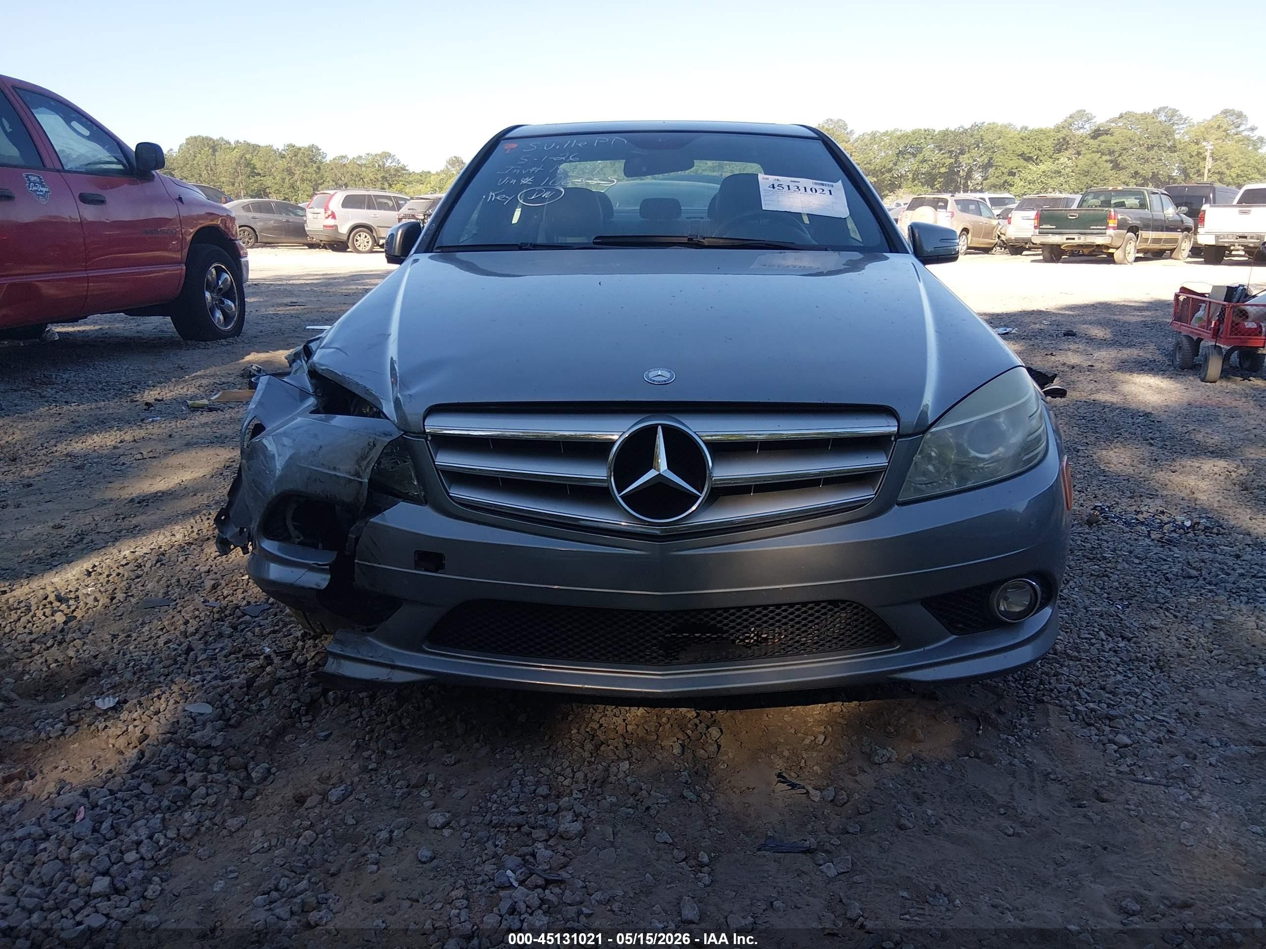 2010 Mercedes-benz C 300 Sport Silver vin: WDDGF5EB1AR106335