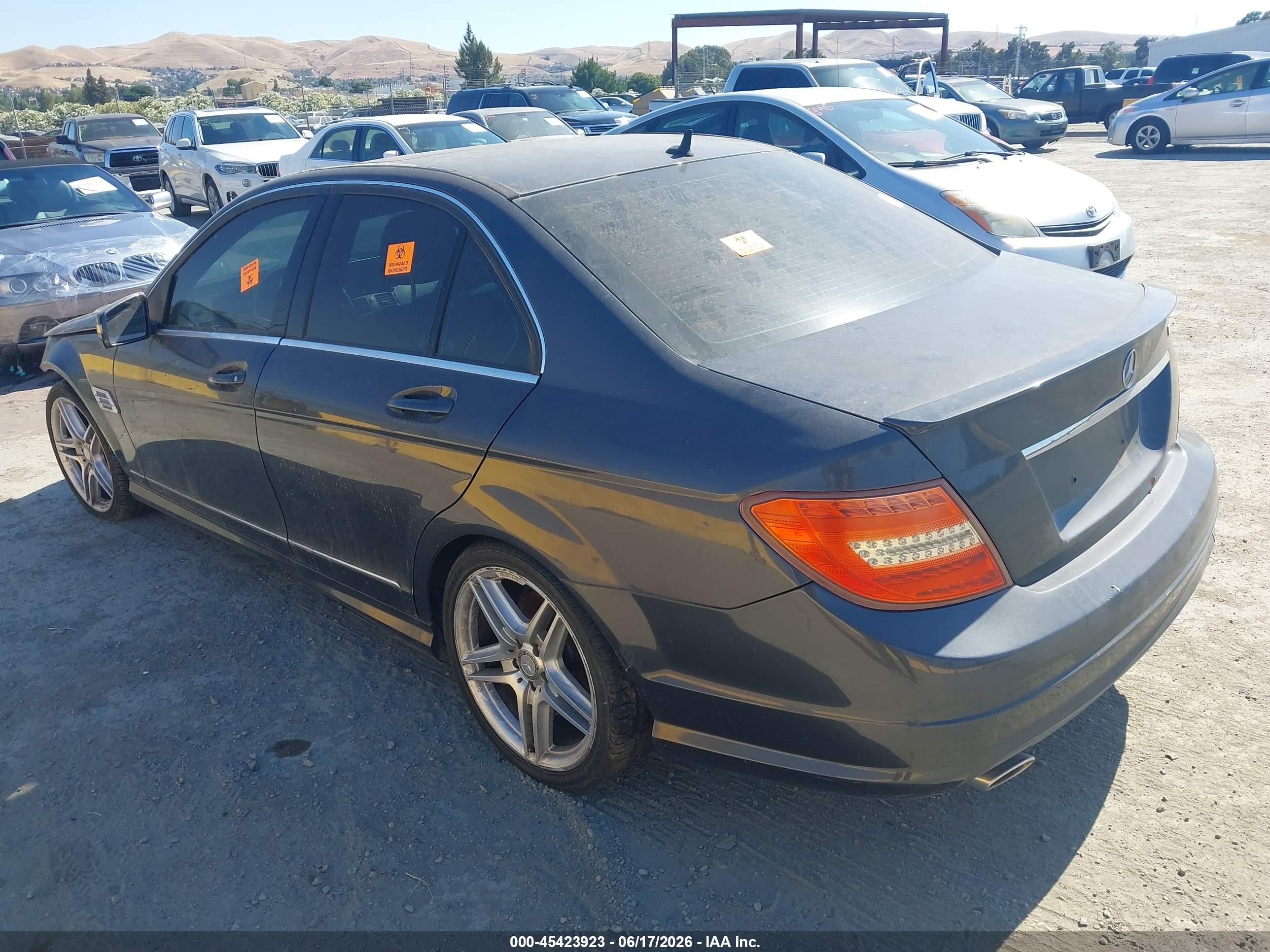 2010 Mercedes-benz C 300 Luxury/sport Gray vin: WDDGF5EB1AR125886