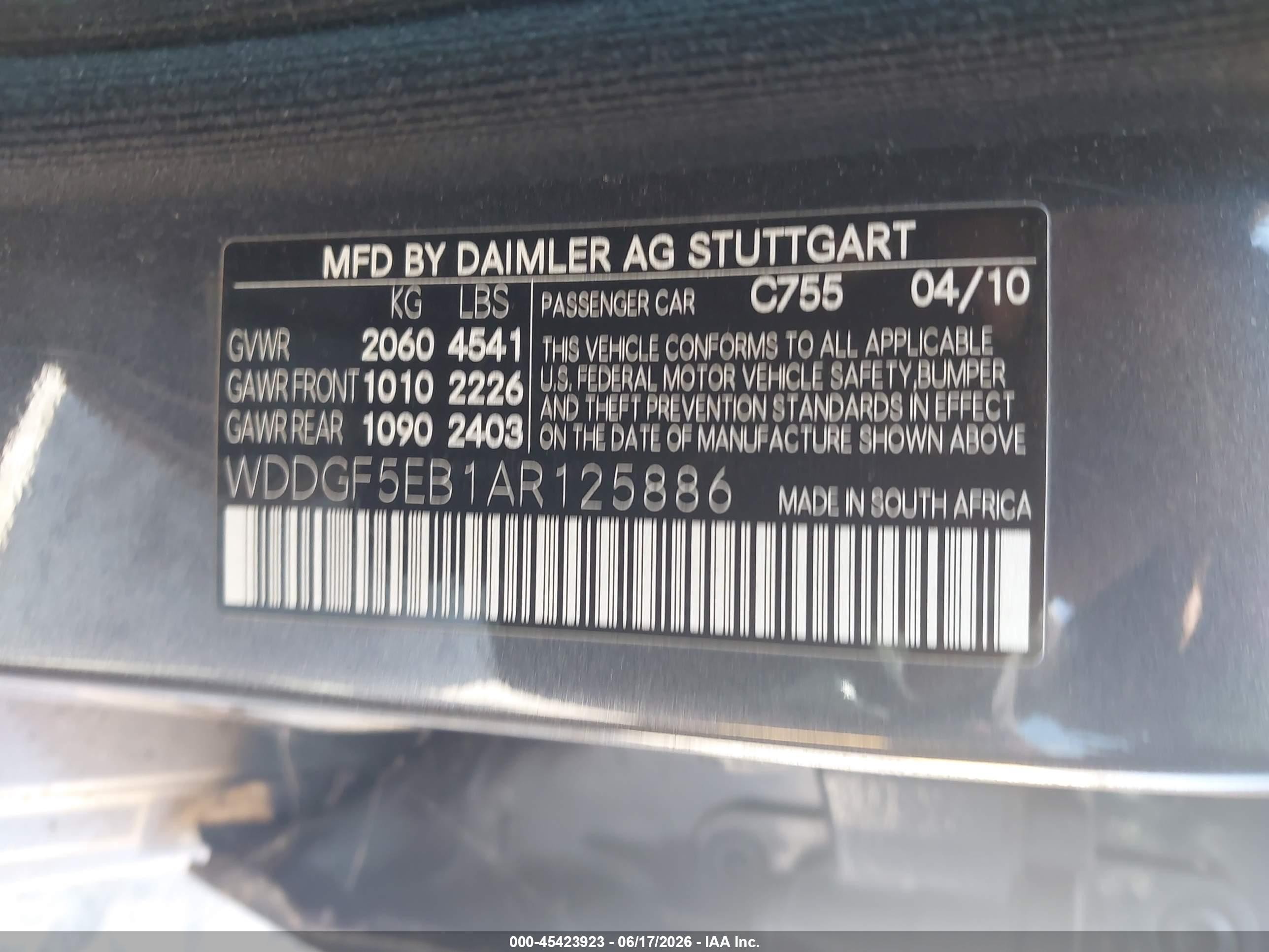 2010 Mercedes-benz C 300 Luxury/sport Gray vin: WDDGF5EB1AR125886