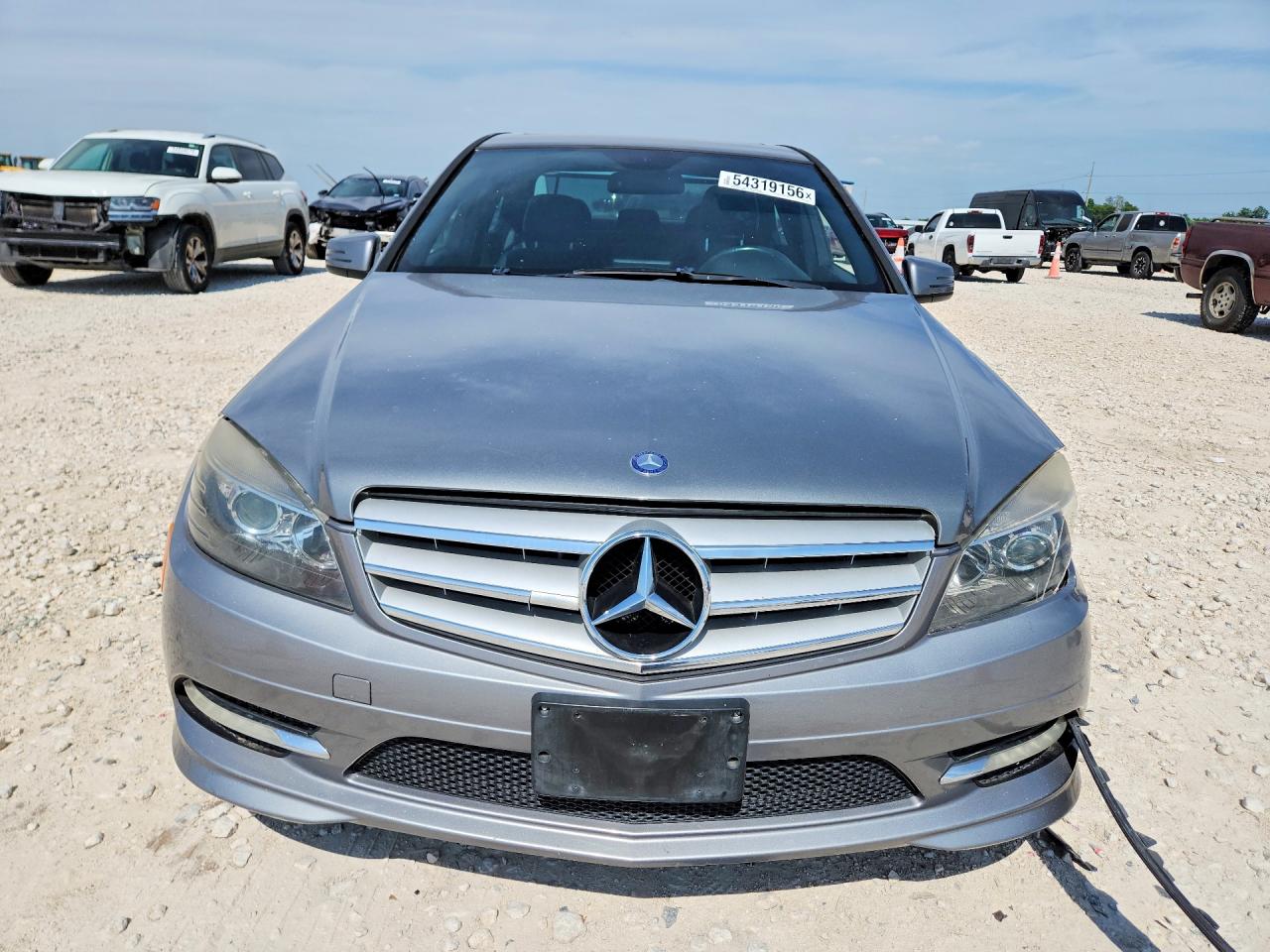2011 Mercedes-benz C 300 Silver vin: WDDGF5EB1BA464759